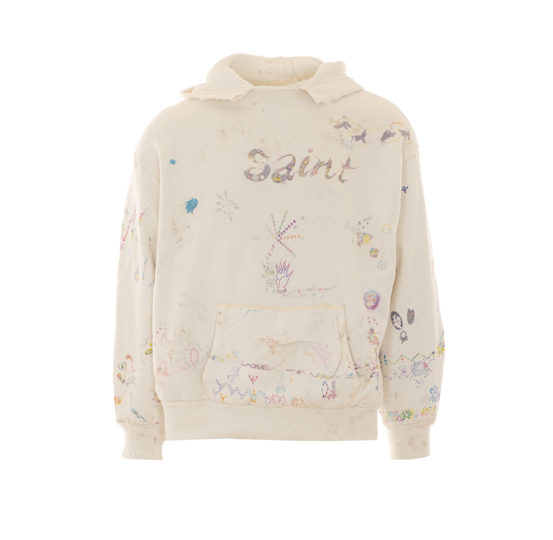 생 므크크크 후디 남성 화이트 26SS SMMK80000C17WHITE