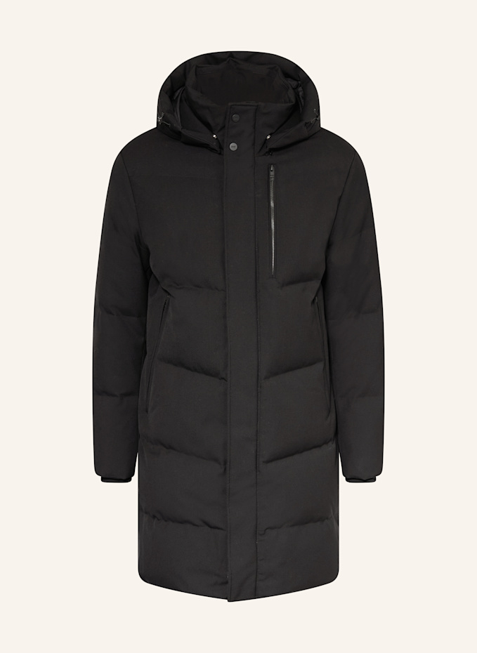 두노 ARON PARMA down detachable hood 패딩 남성 블랙 100121251113000