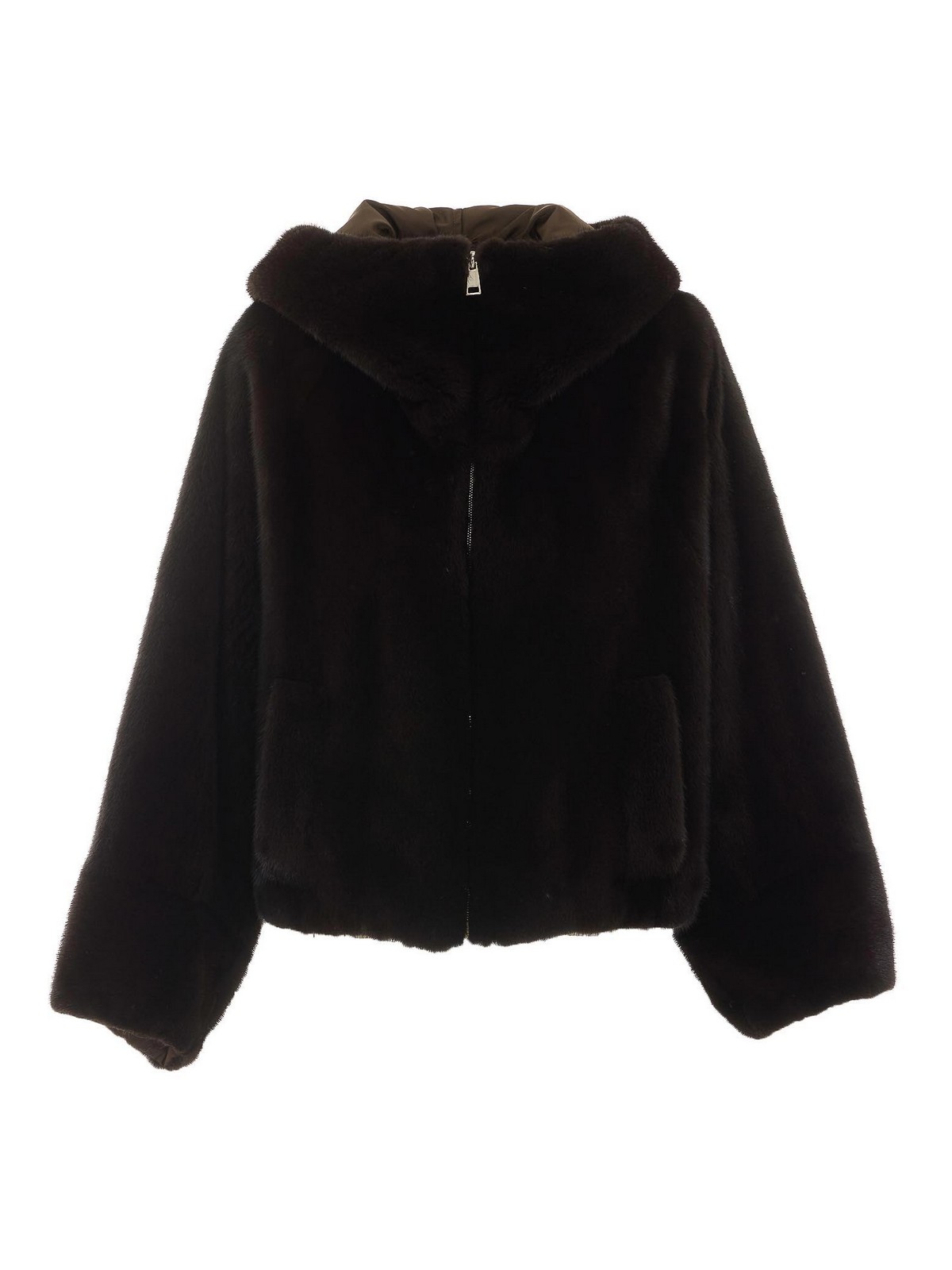 브안차 Reversible 자켓 여성 브라운 26FW 26101150CIOCCOLATO