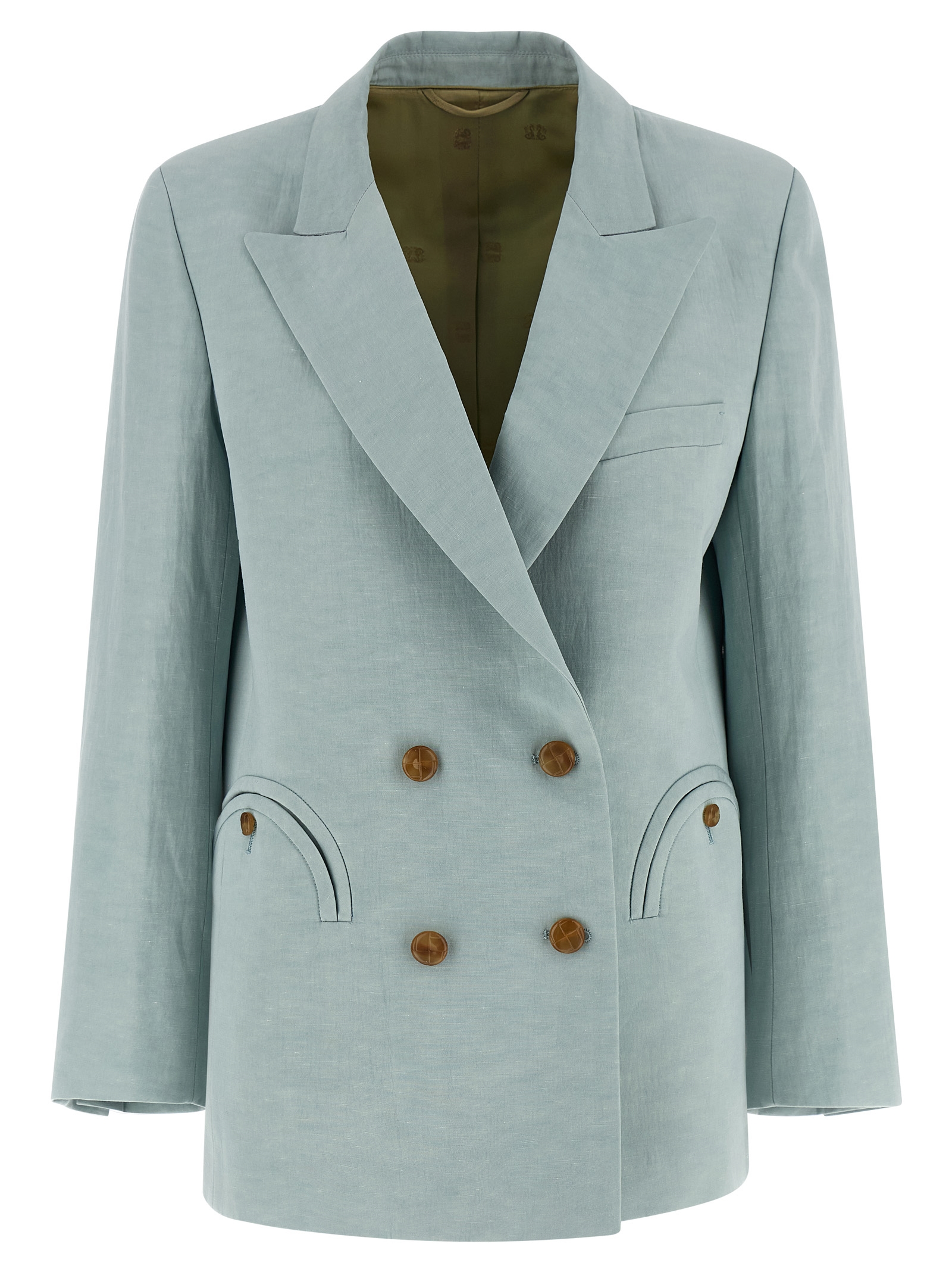 브아제 밀라노 Light peak lapels blend suit 패딩 여성 브라운 26SS BZEND01ZETA001