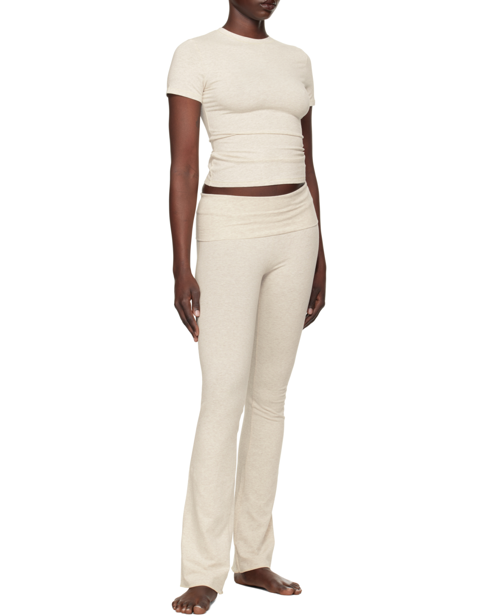 스킴스 casual suit 수트 여성 화이트 25SS APTSH0638HEATHEROATMEAL