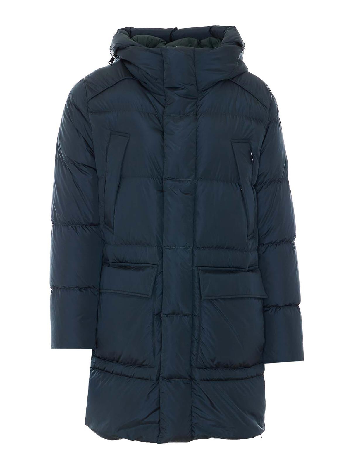 애드 Nylongloss Parka 패딩 남성 블루 26FW GMA003NNYG366