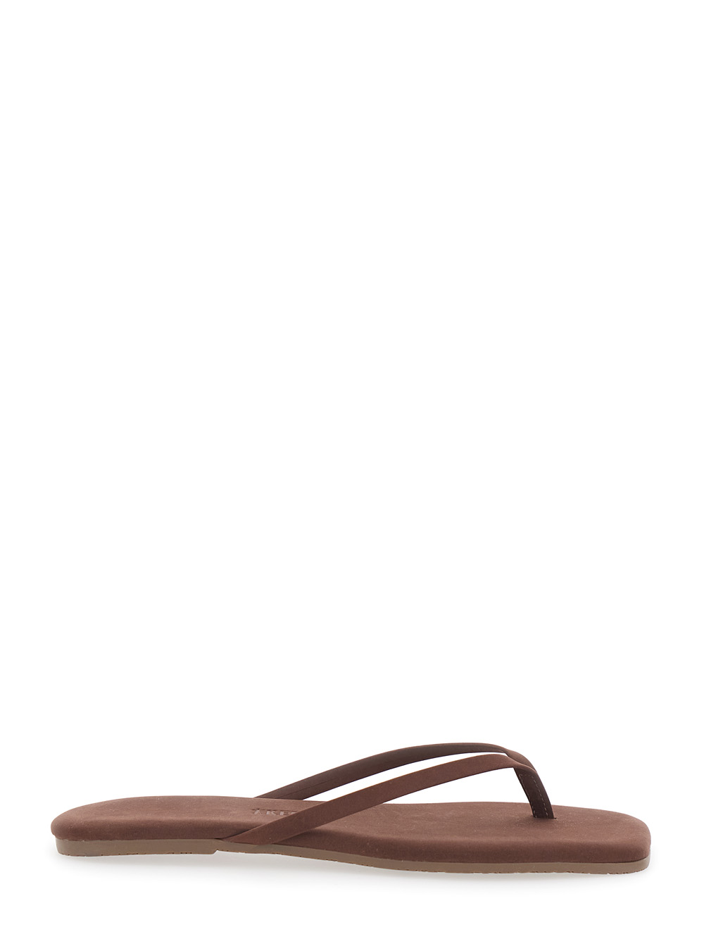트잇 Lily Flip-Flop Square Toe Ballet 플립플롭 여성 브라운 26SS SQUARETOELILYSUEDE76