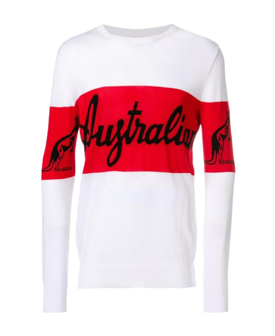 지씨디에스 knitted 니트 남성 레드 21SS SS18M01AU08WHITEWHITE