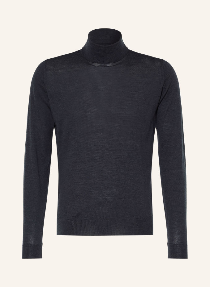 존 스에드에 Merino Turtleneck knitted 터틀넥 남성 블루 100316367914000