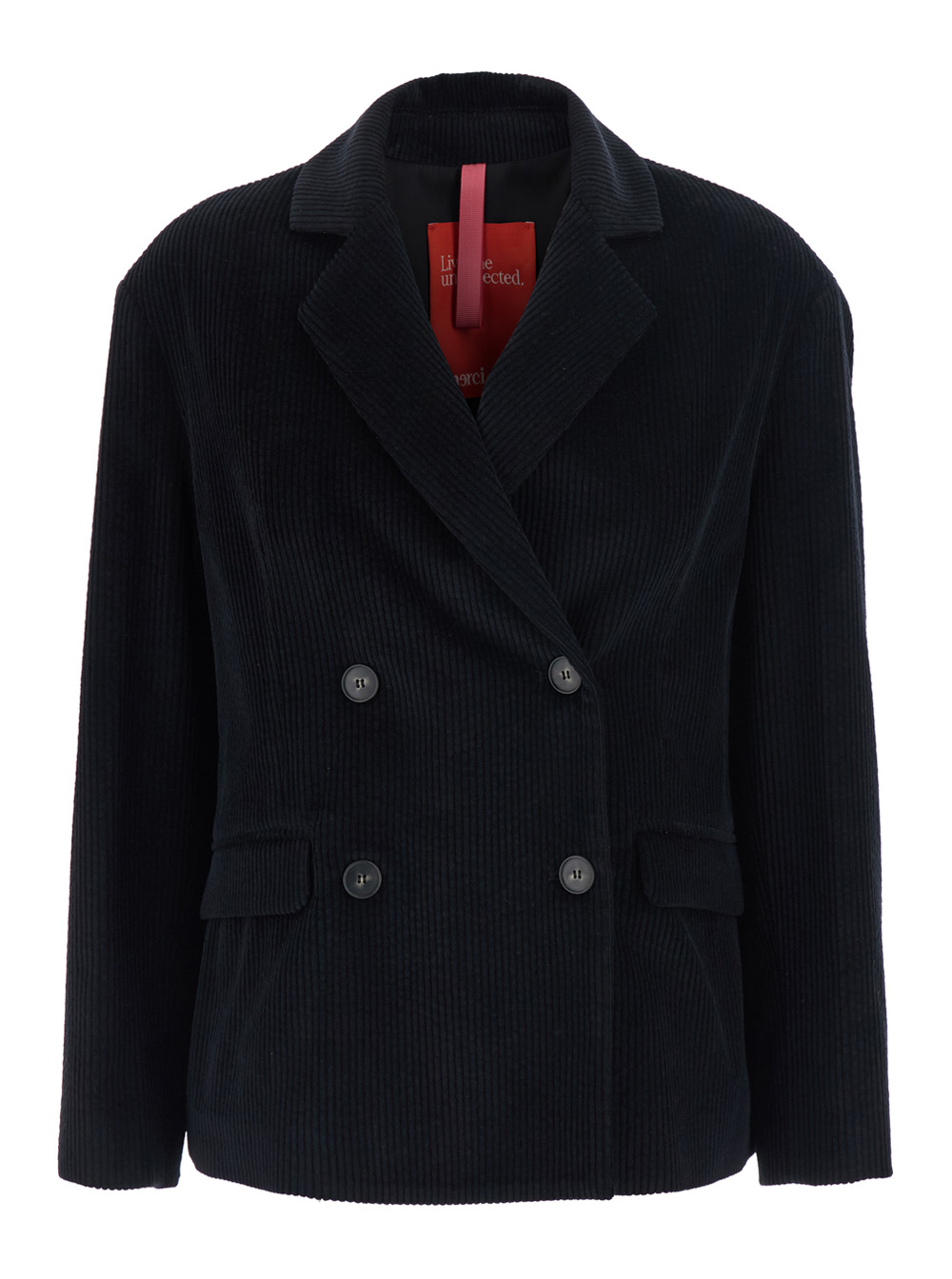 멜치 nera con chiusura a zip e dettagli Tech Fabric per suit 자켓 여성 블랙 26FW G376CNERO