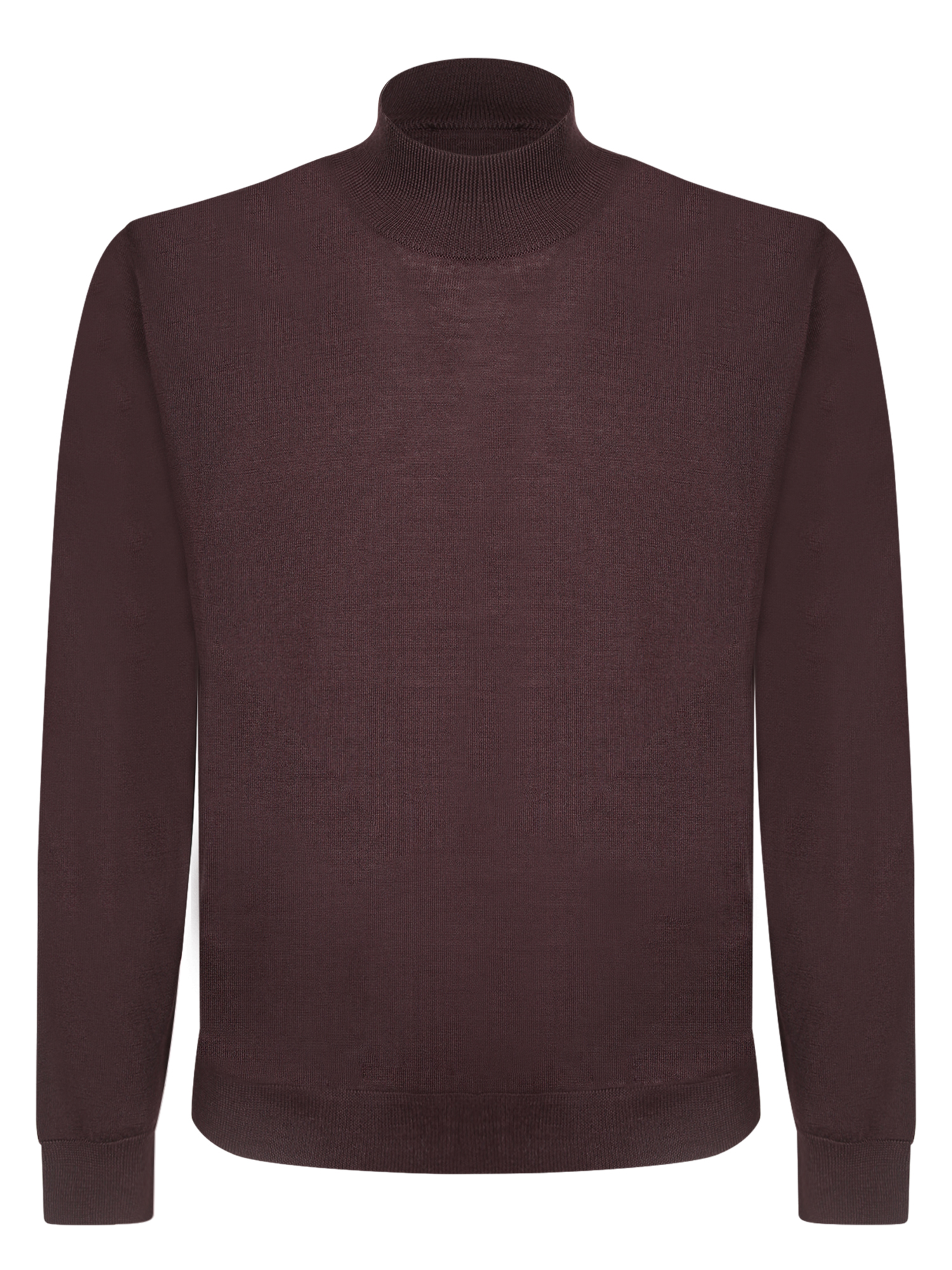 다니레 피소리 High neck . Intense cacao color. Merino fabric. knitted 니트 남성 브라운 26FW DF002932CACAO
