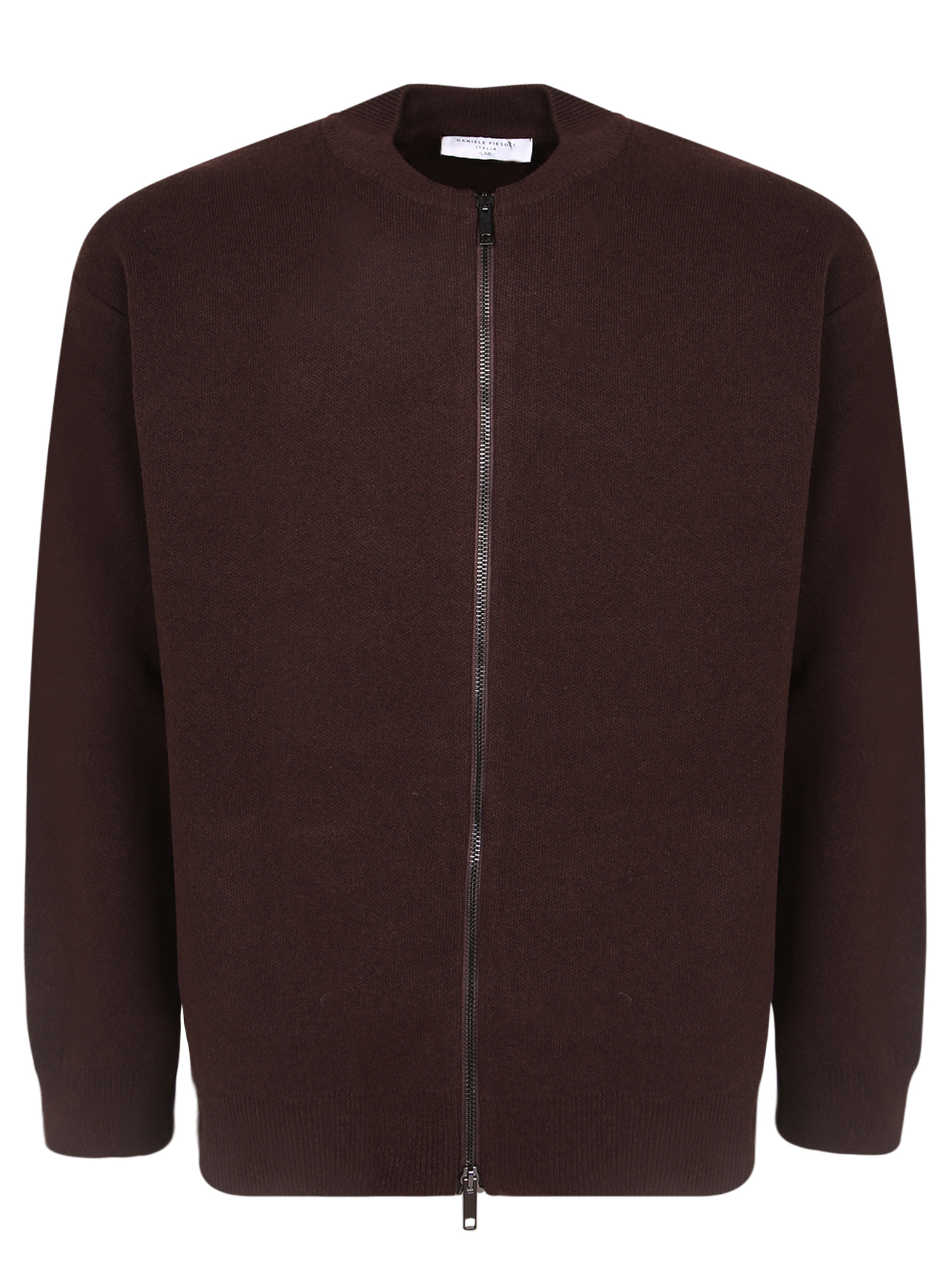 다니레 피소리 Soft . Central zip closure. Round neckline 자켓 남성 브라운 26FW DF510533MORO