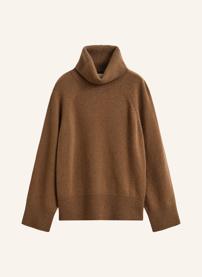 간트 Turtleneck knitted 터틀넥 여성 브라운 100311772415000