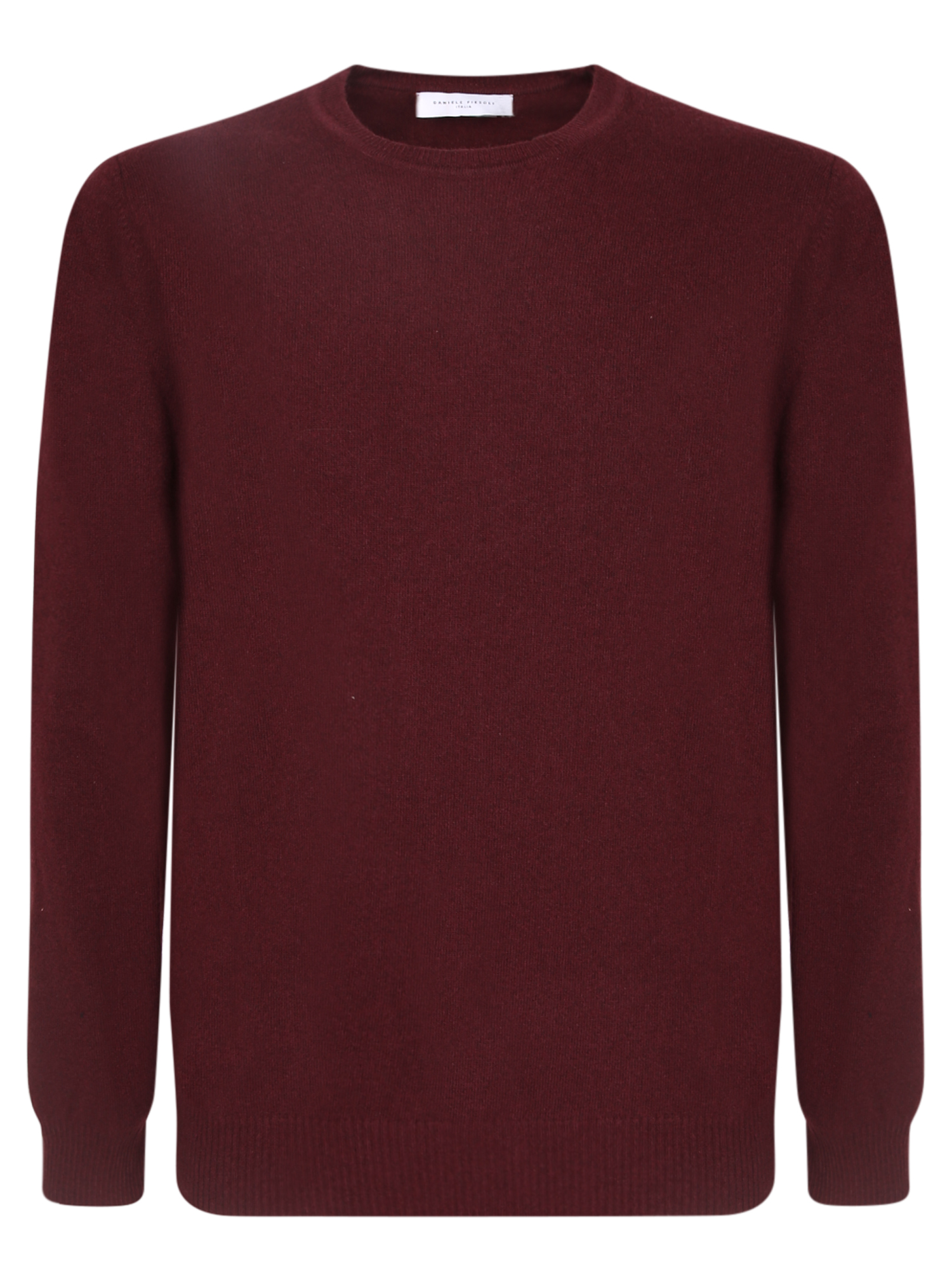 다니레 피소리 knit. Clean design. Round neckline. knitted 니트 남성 레드 26FW DF003052VINO