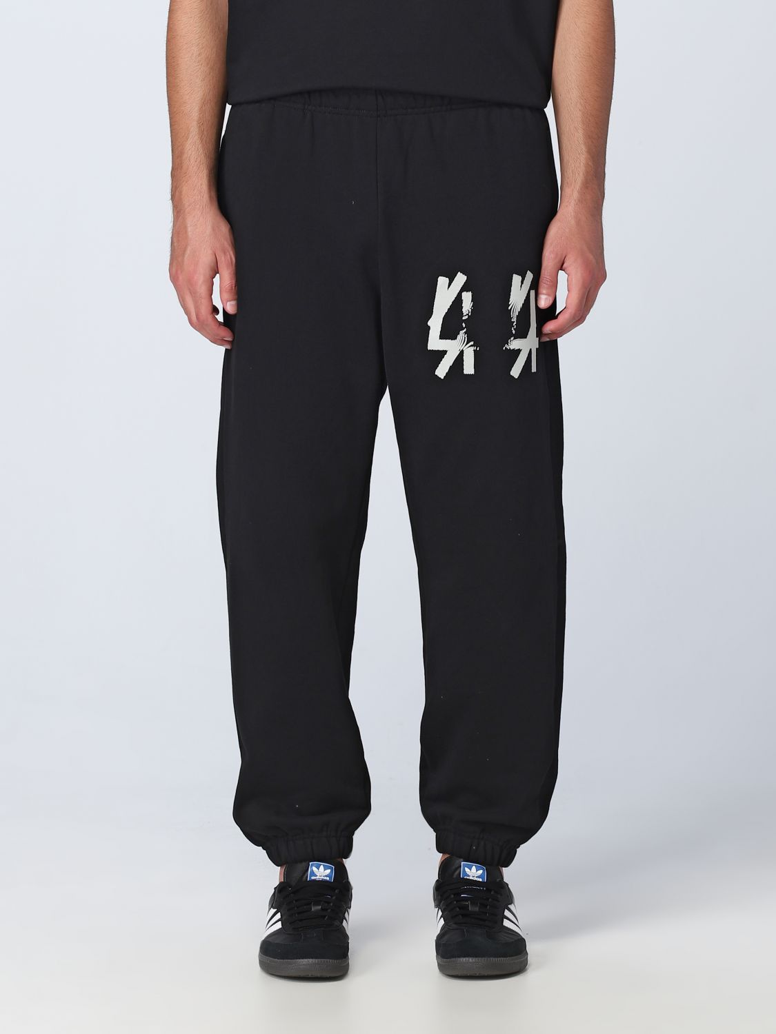 44 라벨 그룹 Pantalone casual 코튼 캐주얼 팬츠 남성 블랙 23FW B0030287FA139P274