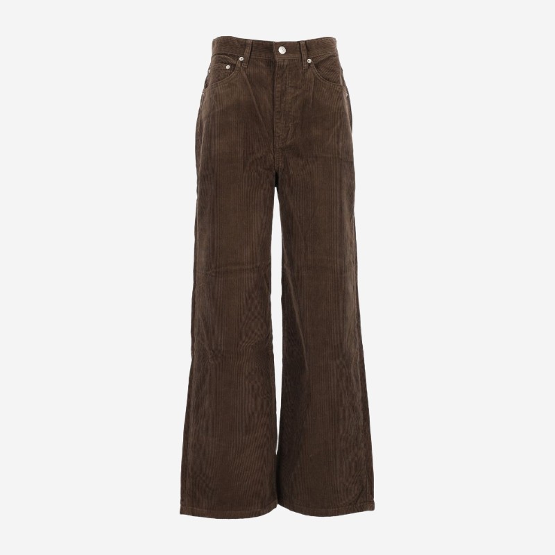 던스트 90s 와이드 코듀로이 진 UDPA6C212W2 BROWN