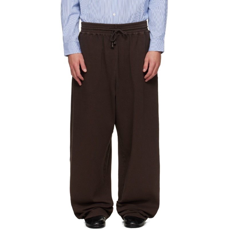 헤드메이너 브라운 자수 스웨트팬츠 HMMD70014RHD325 200-BROWN