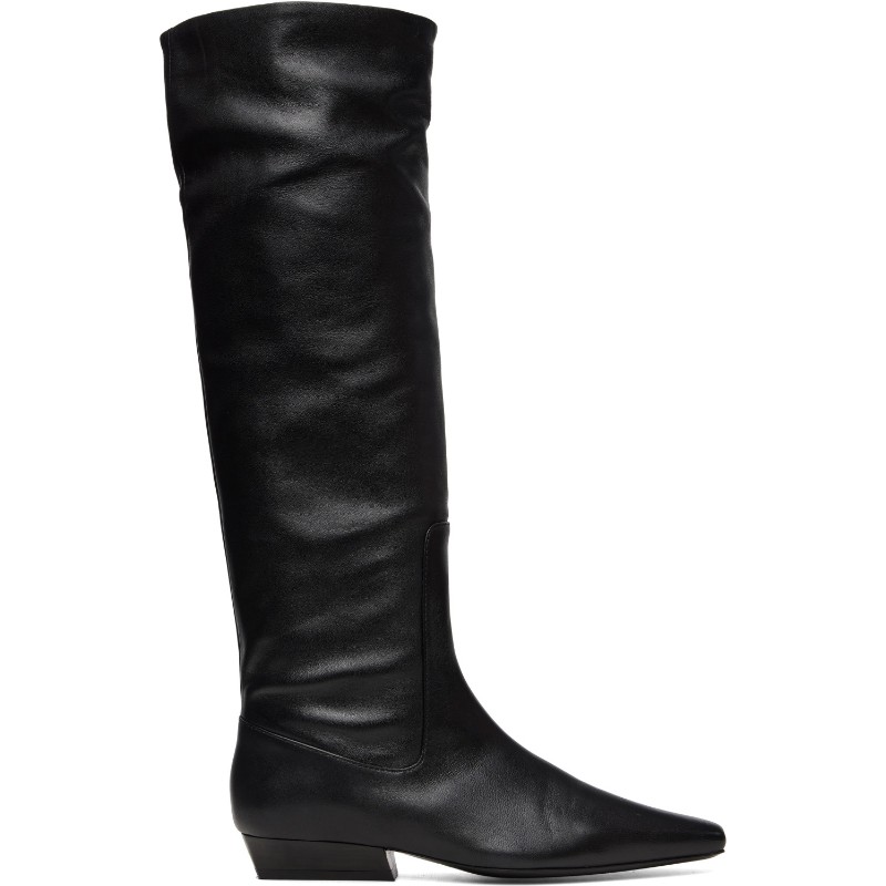 스타우드 블랙 월리 플랫 부츠 F24F1004LN-BLK BLACK