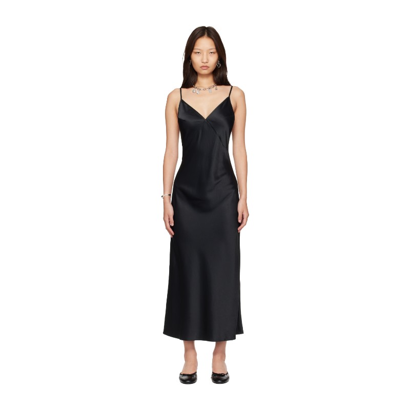 애니빙 블랙 블랑카 미디 드레스 A-02-12474-BLK26 BLACK