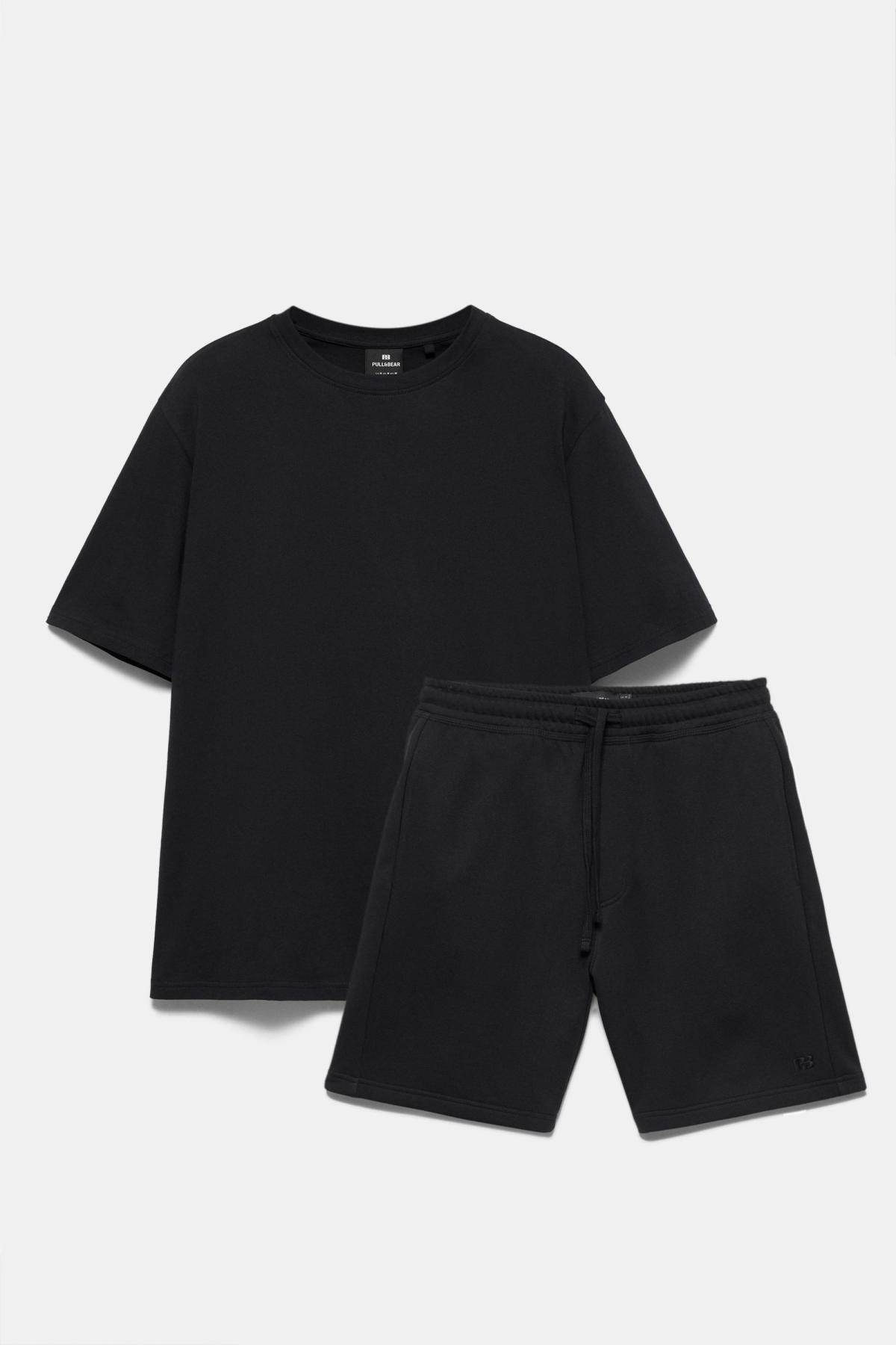 풀앤베어 조거 반바지 반팔 티셔츠 세트 3241/999 DARK NAVY