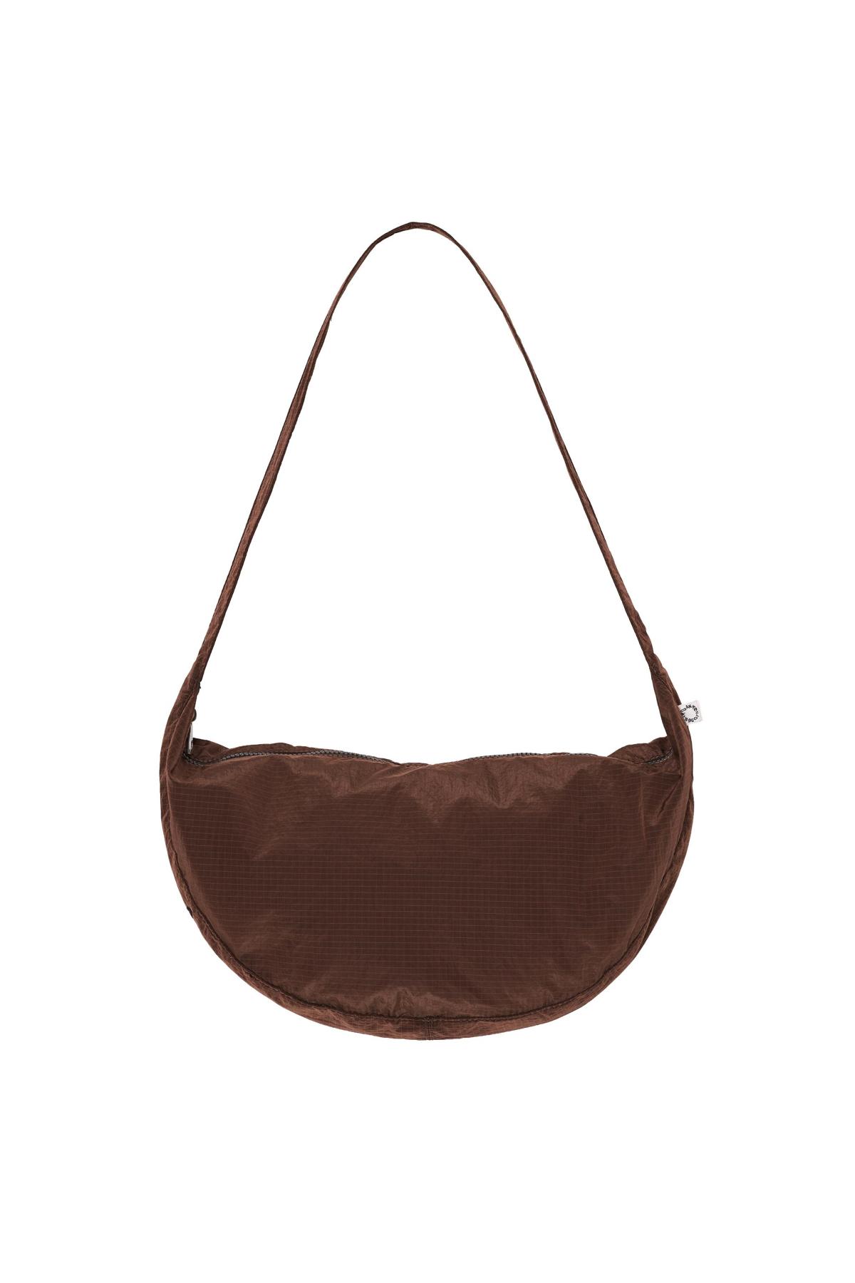 자라 패브릭 지퍼 숄더백 3518/820/700 BROWN