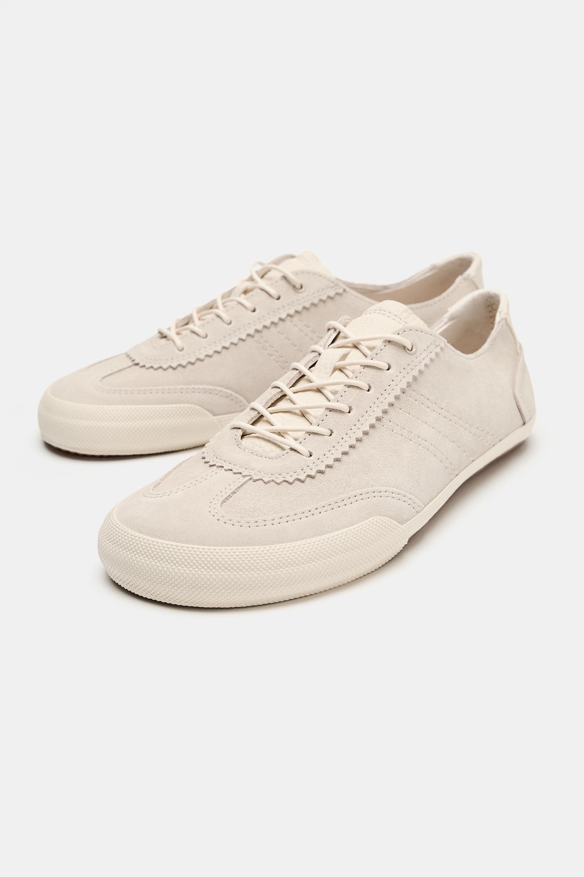 자라 베어풋 스플릿 스웨이드 스니커즈 5425/810/107 SAND BROWN
