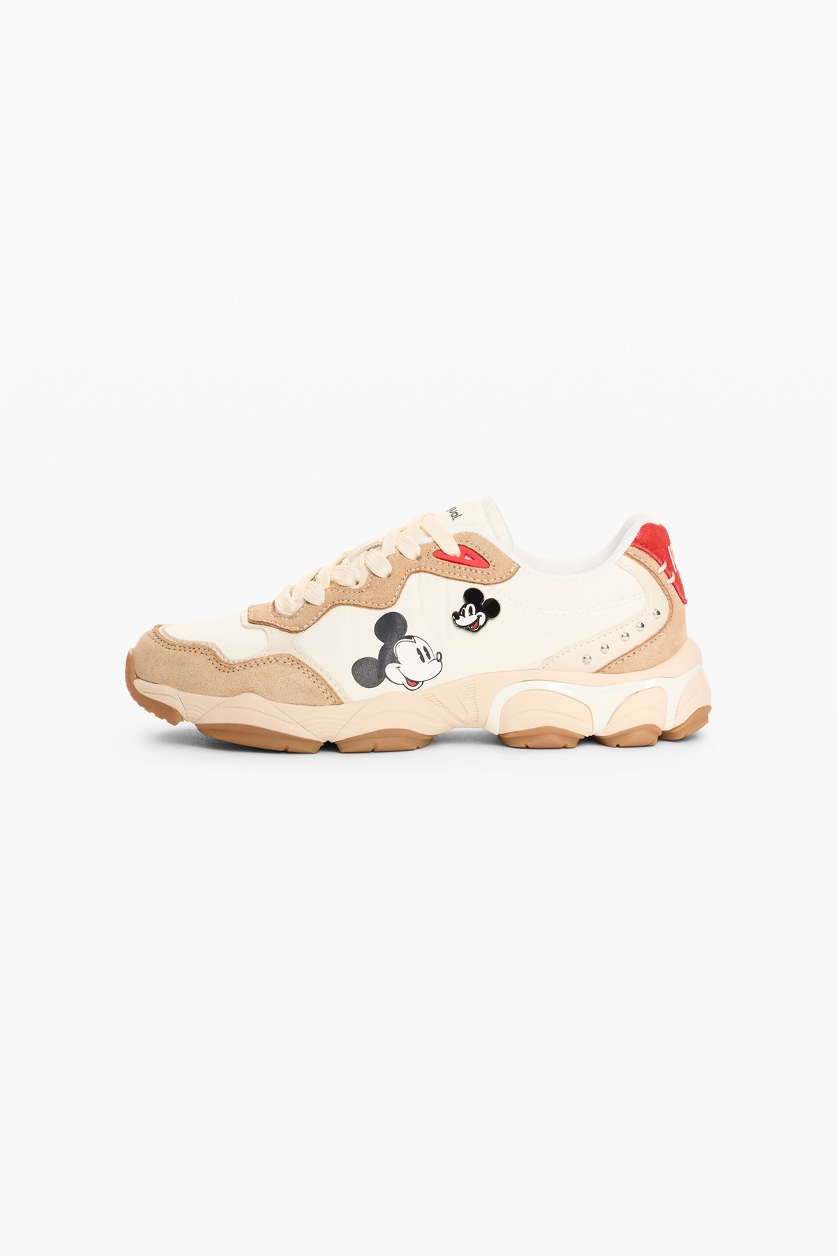데시구알 미키마우스 자수 청키 스니커즈 26WSKY101008 OFF-WHITE