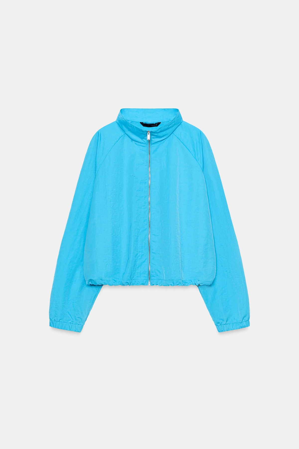 자라 테크니컬 패브릭 집업 자켓 4749/724/483 TURQUOISE
