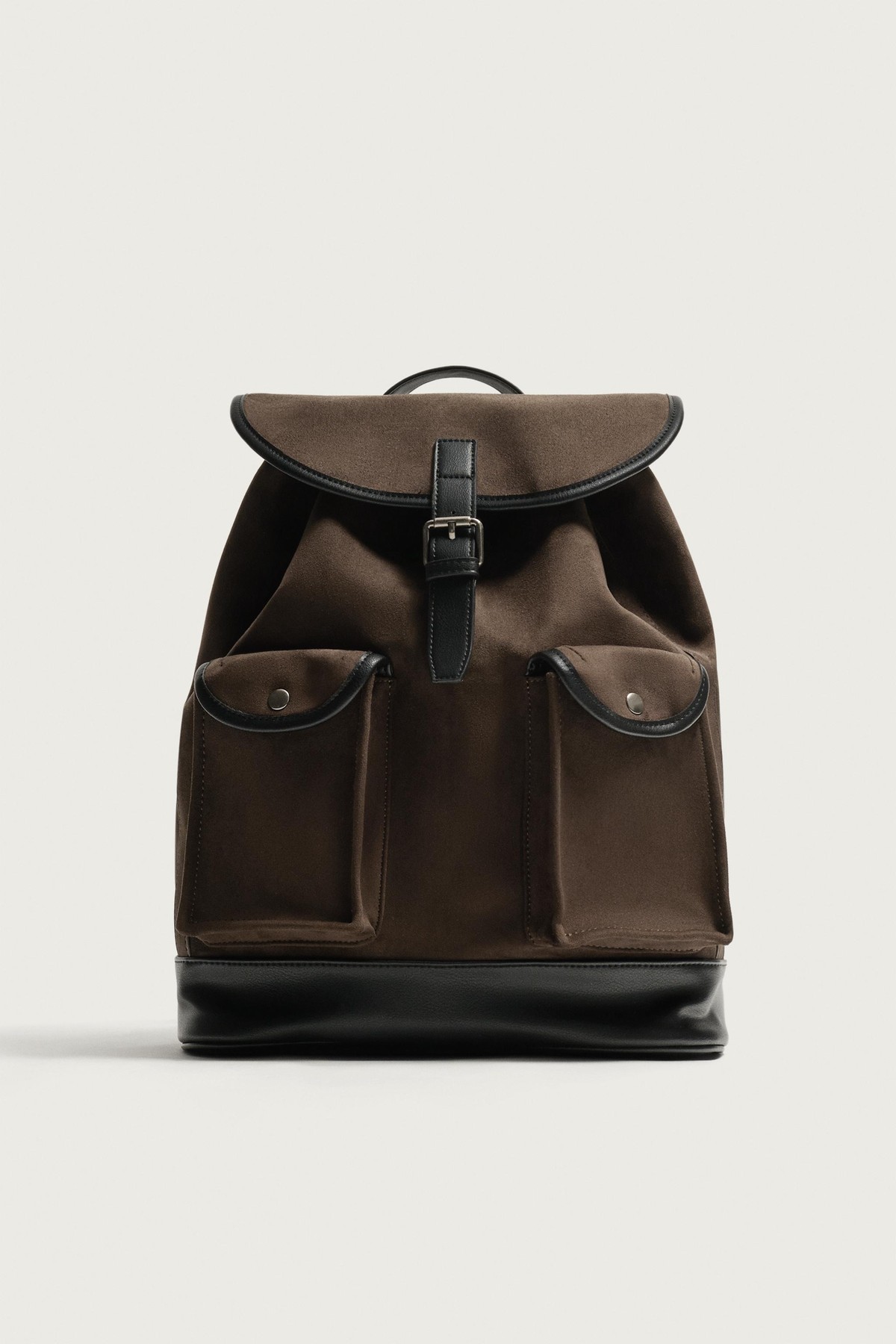 자라 멀티포켓 플랩 버클 백팩 3241/820/700 BROWN