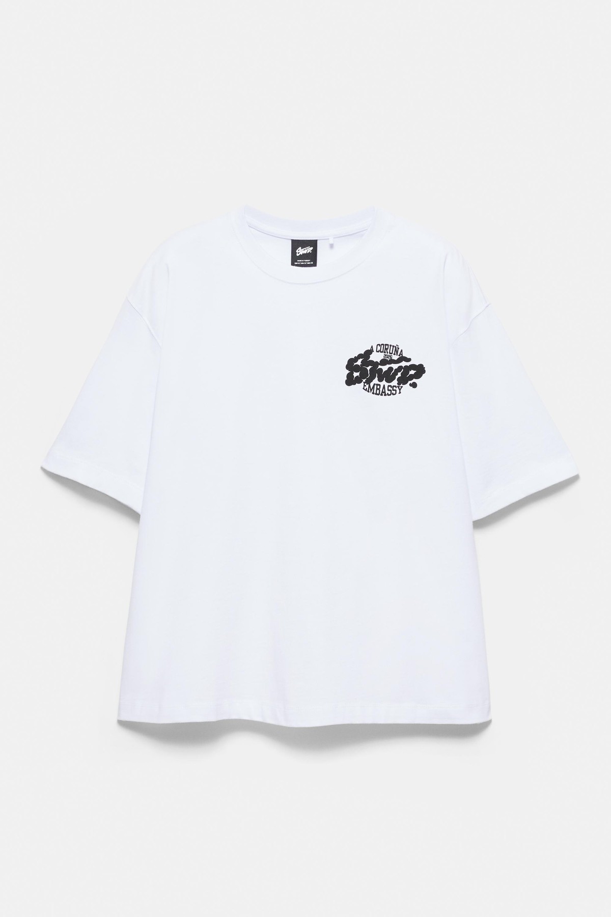 풀앤베어 그래픽 라운드넥 반팔 티셔츠 7232/594 WHITE