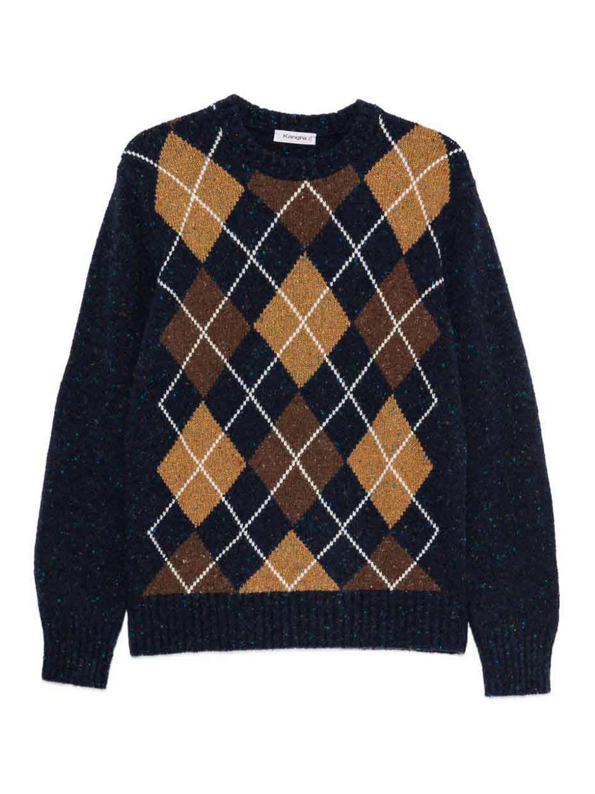 캉라 캐시미어 Soft knitted 크루넥 니트 남성 블루 26FW 42010100849