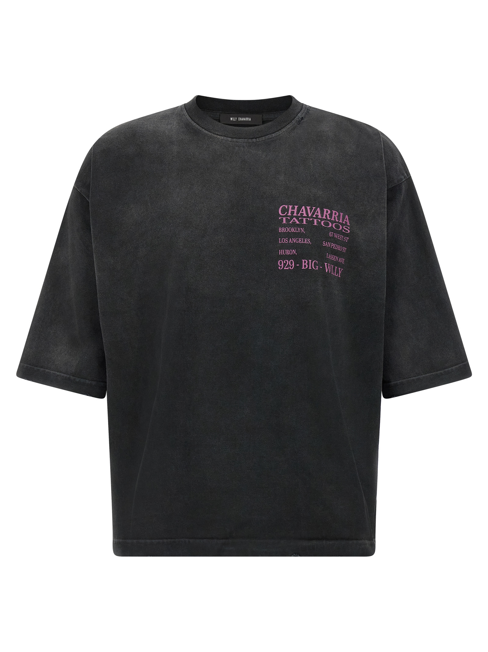 일리 차발리아 Tattoo - Buffalo Tee 티셔츠 남성 블랙 26SS WCJSY0178001