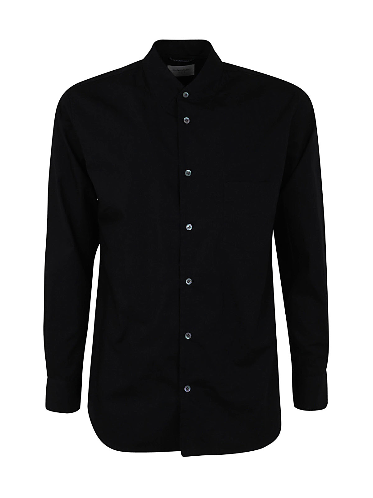 틴토리아 마트에 PLAIN COLLAR 긴팔 셔츠 남성 블랙 23SS FE0DWDUY1-0