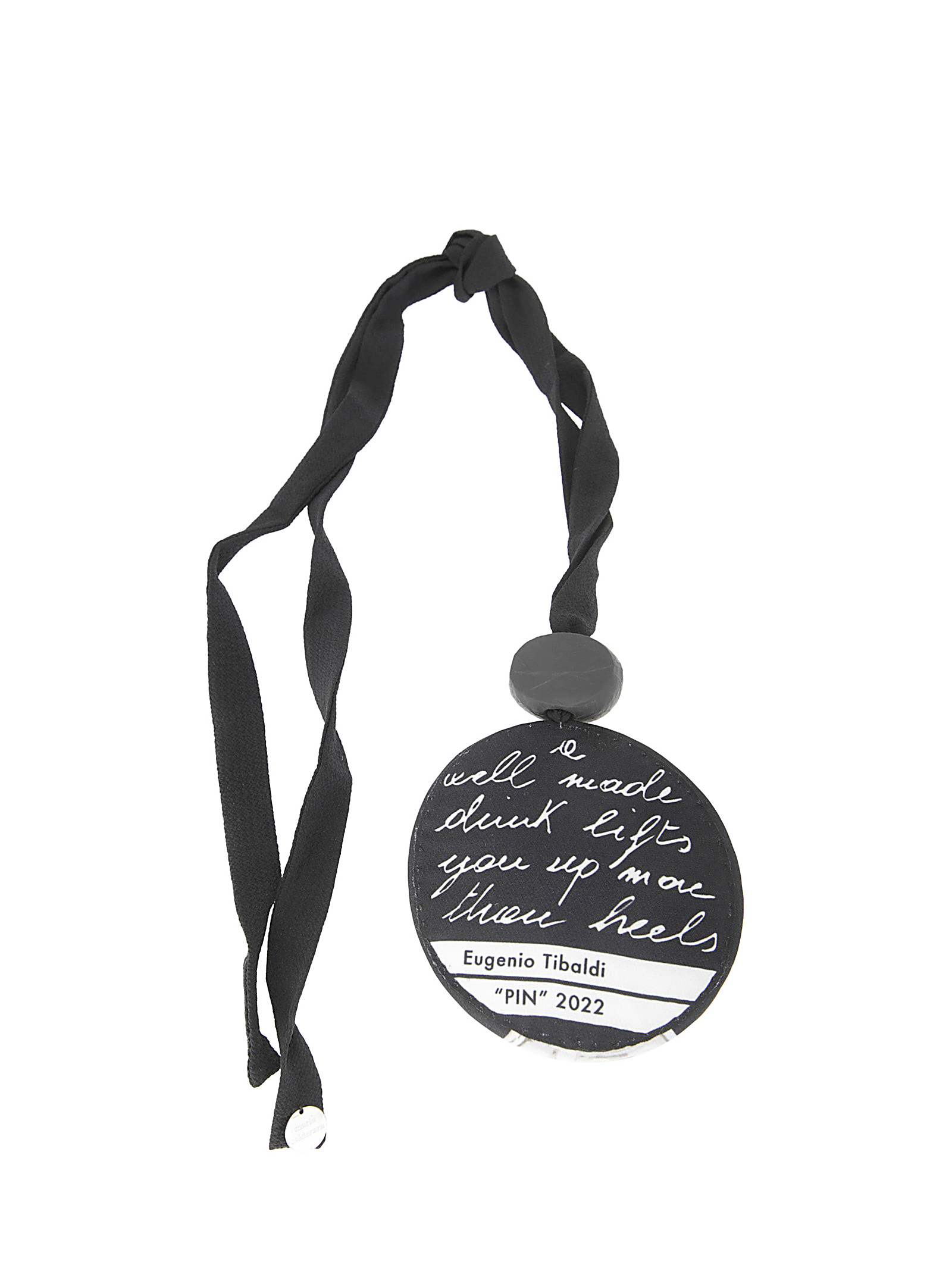 마리아 칼데라라 Collana con stampa 모자 여성 블랙 24FW S2131KX