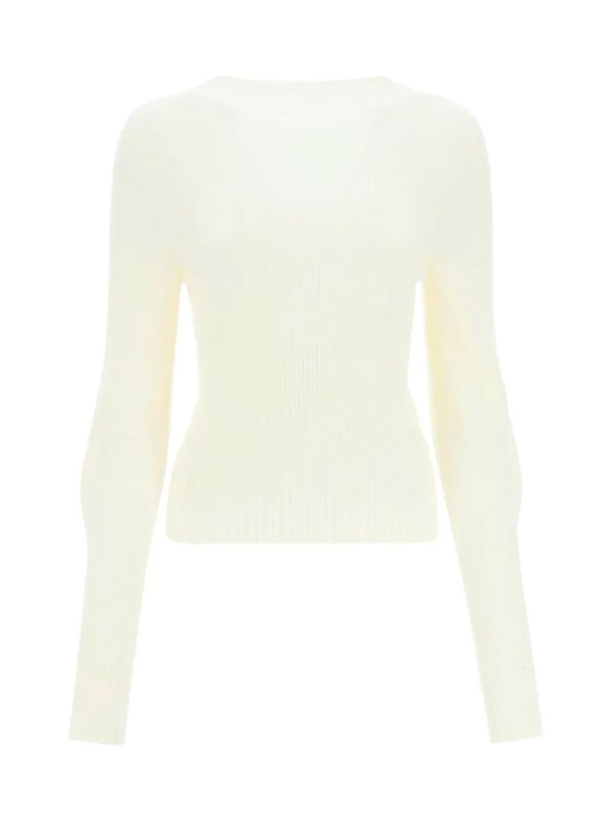 로우클래식 2-WAY KNIT TOP 셔츠 여성 화이트 23SS LOW23SMKN0500377-0