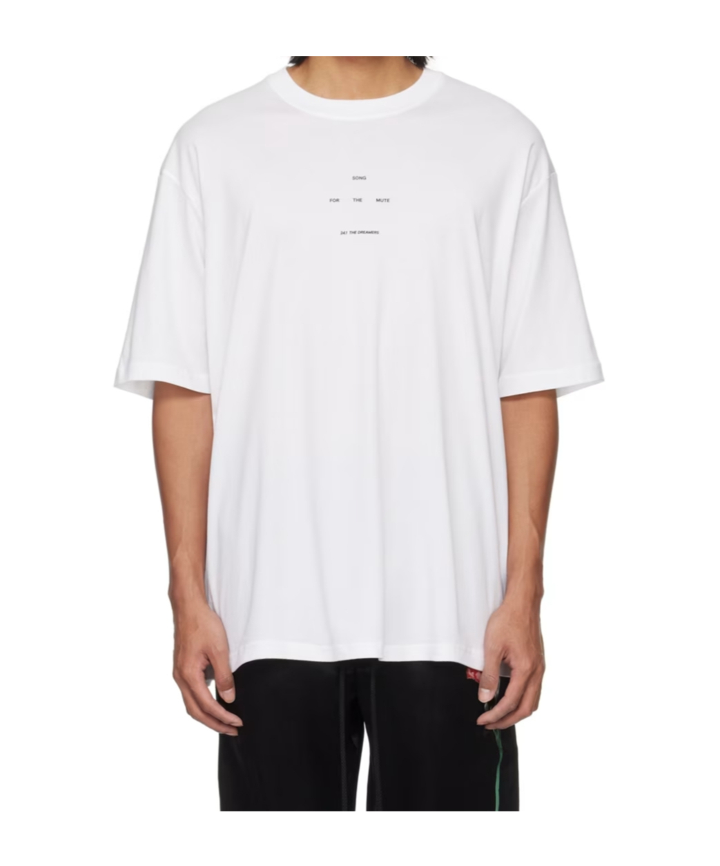 송 포 더 무테 티셔츠 남성 화이트 24SS 241MTS018P1LUXEWHT
