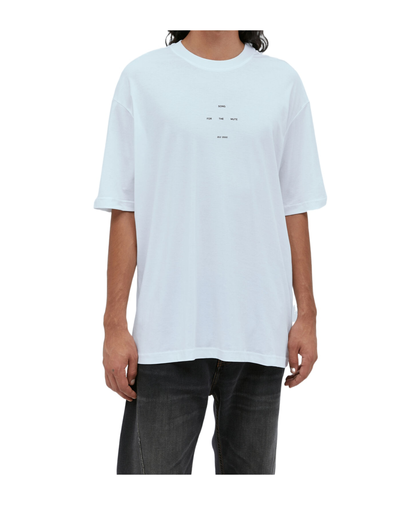 송 포 더 무테 티셔츠 남성 화이트 23FW 232MTS018P1LUXEWHT