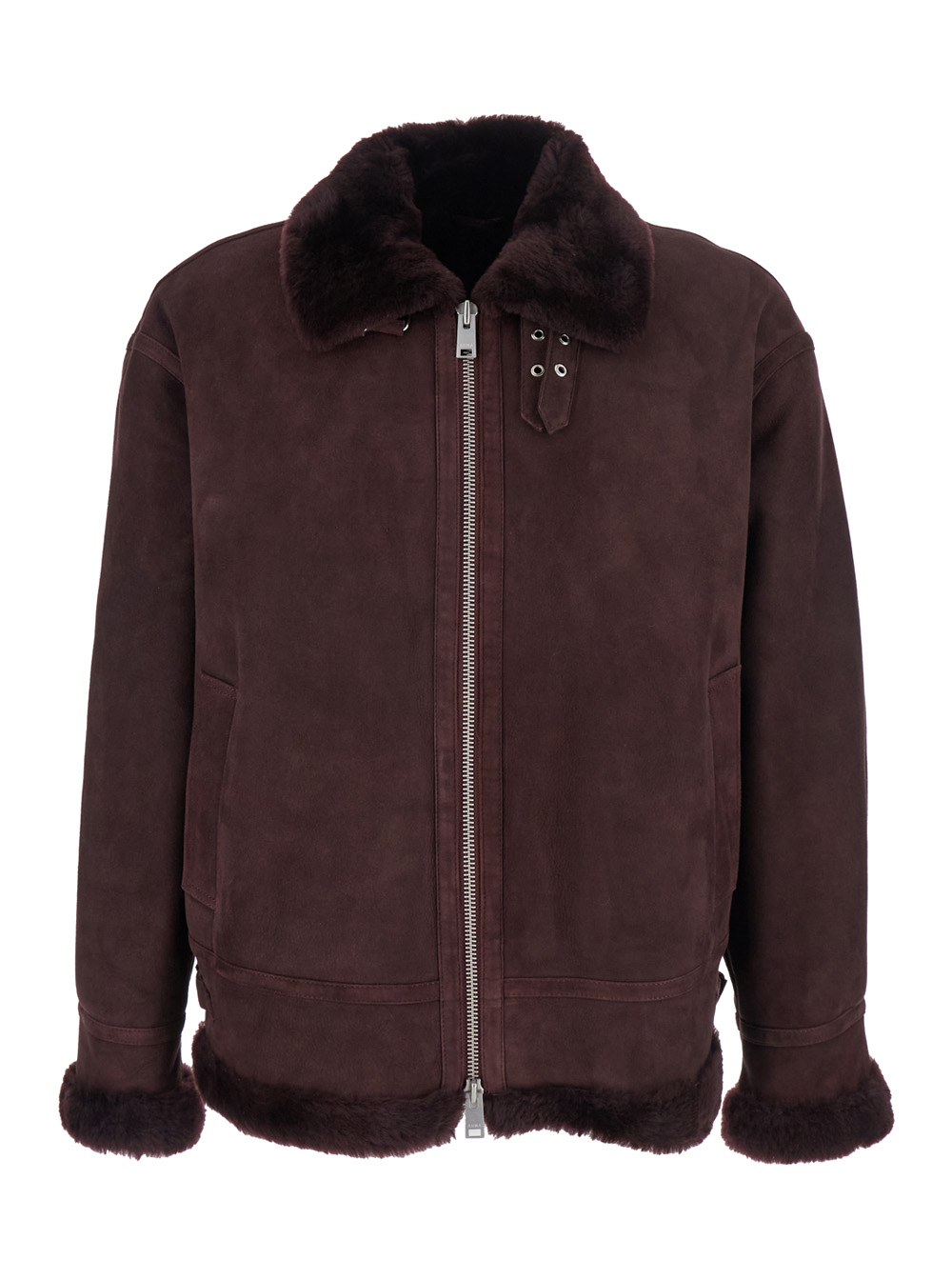 알마 Sano Bordeaux Detail Trims 자켓 남성 레드 25FW 110G25602505SHIRAZ