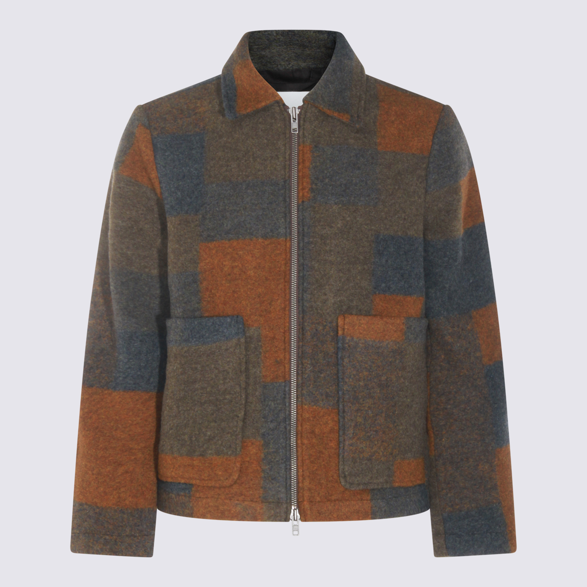엔엔07 classic collar patchwork motif tech fabric 자켓 남성 멀티 26SS 2278267894785