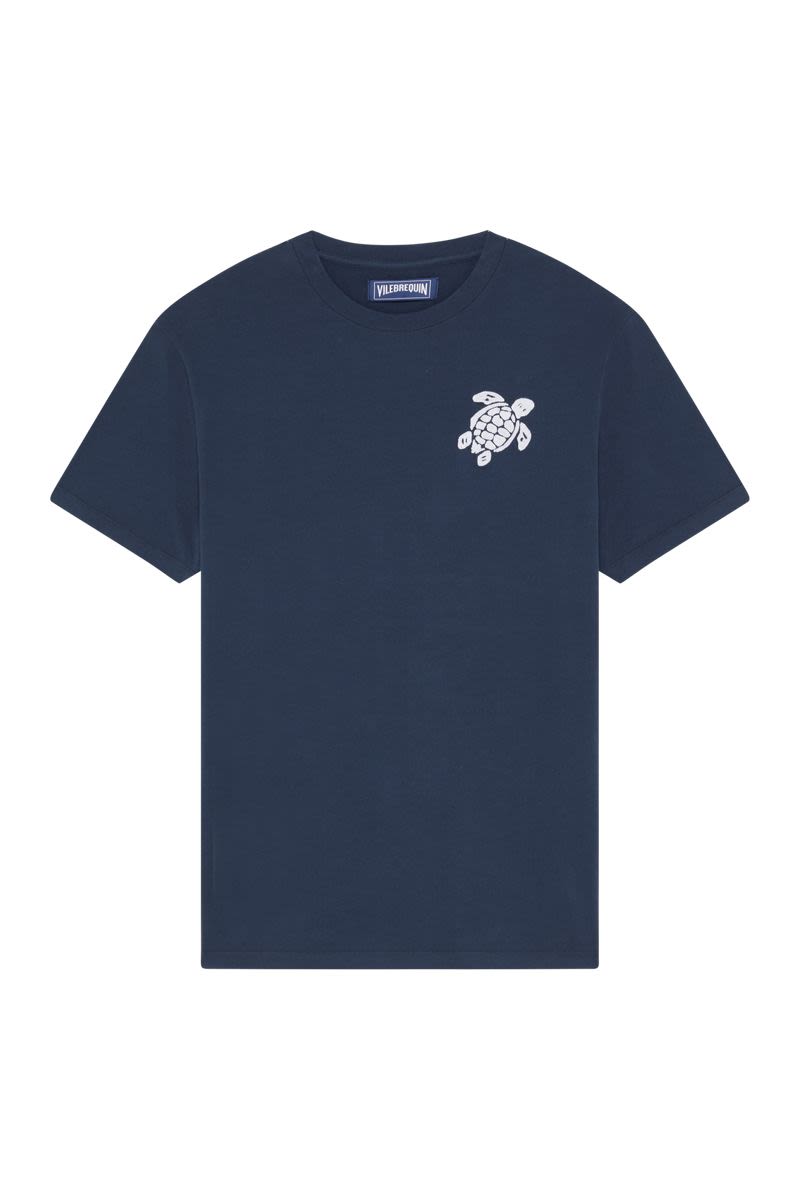 빌보켓 Organic turtle print Outdoor 코튼 스포츠 상의 남성 블루 26SS PSLCM919390