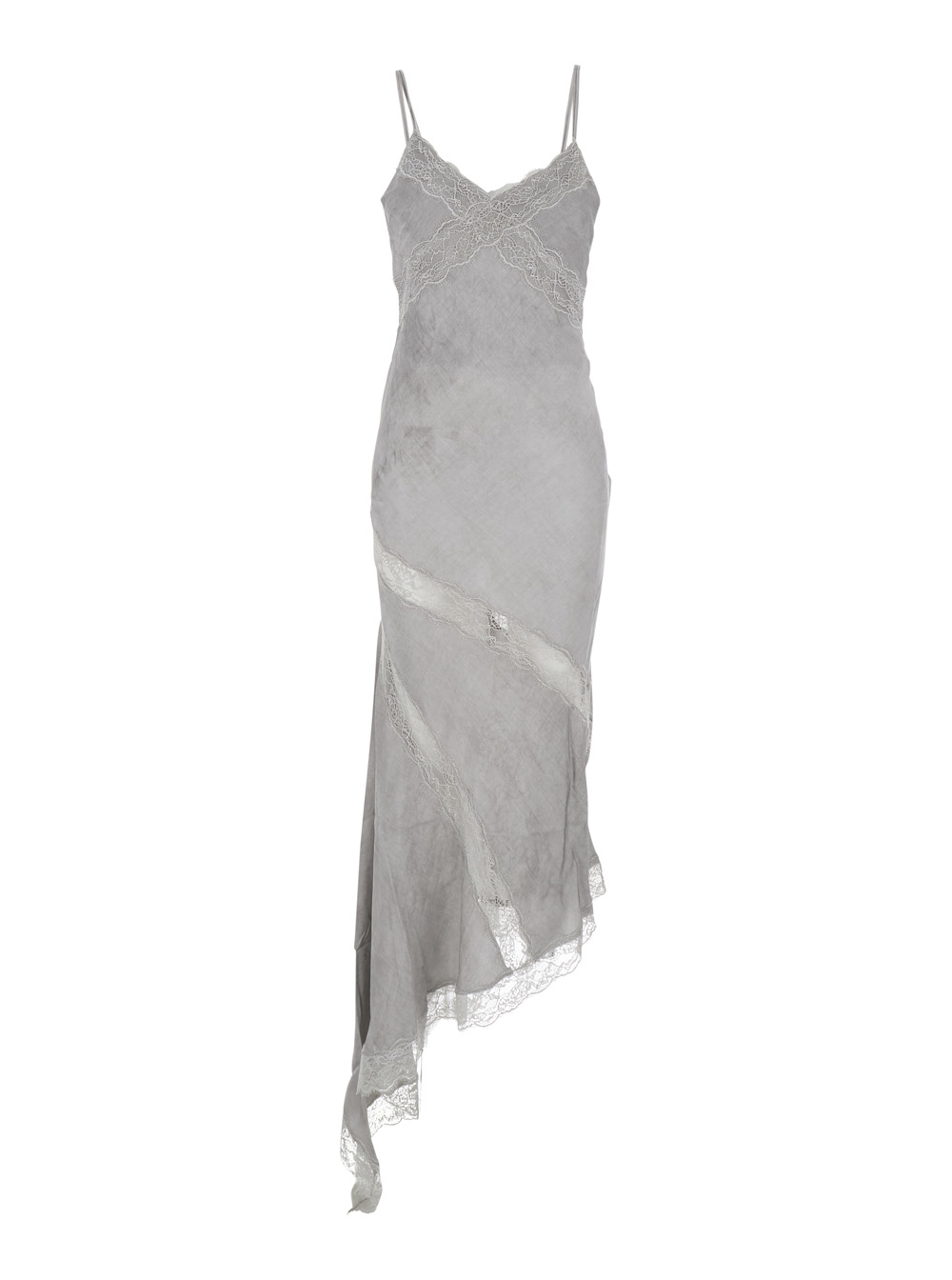 더 안다마네 Long Rosetta Thin Straps Asymmetrical Design 원피스 여성 그레이 26SS T190142ATNV135911