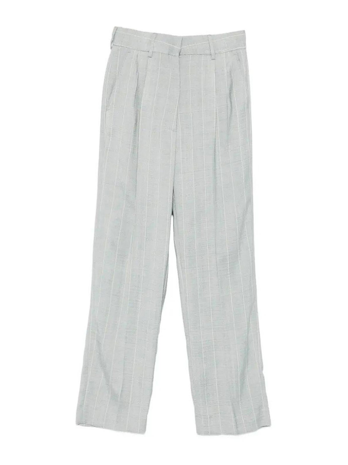 브아제 밀라노 Light striped motif casual 캐주얼 팬츠 여성 블루 26SS PTMPA01AFYAY01