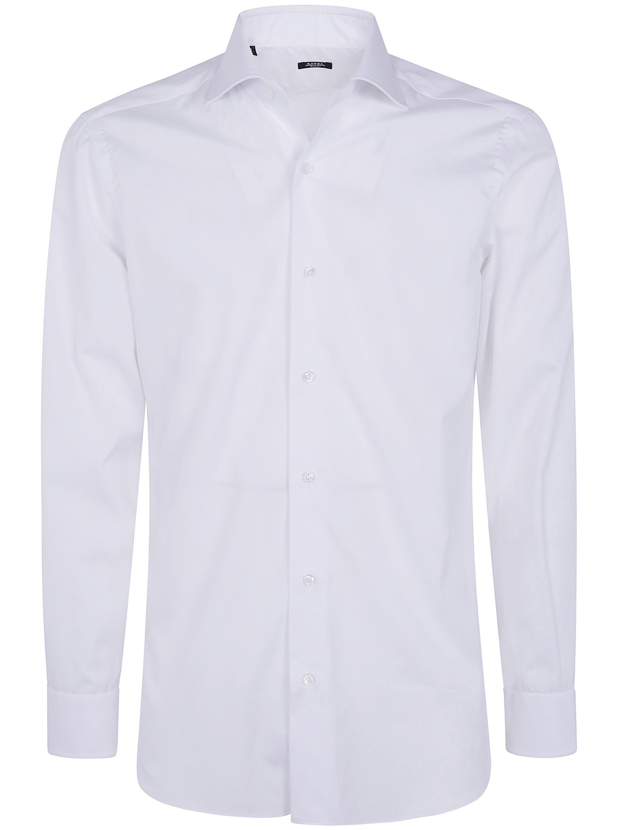 발바 CLASSIC POPELINE 긴팔 셔츠 남성 화이트 26FW I1U13P01PZ8100U099WHITE