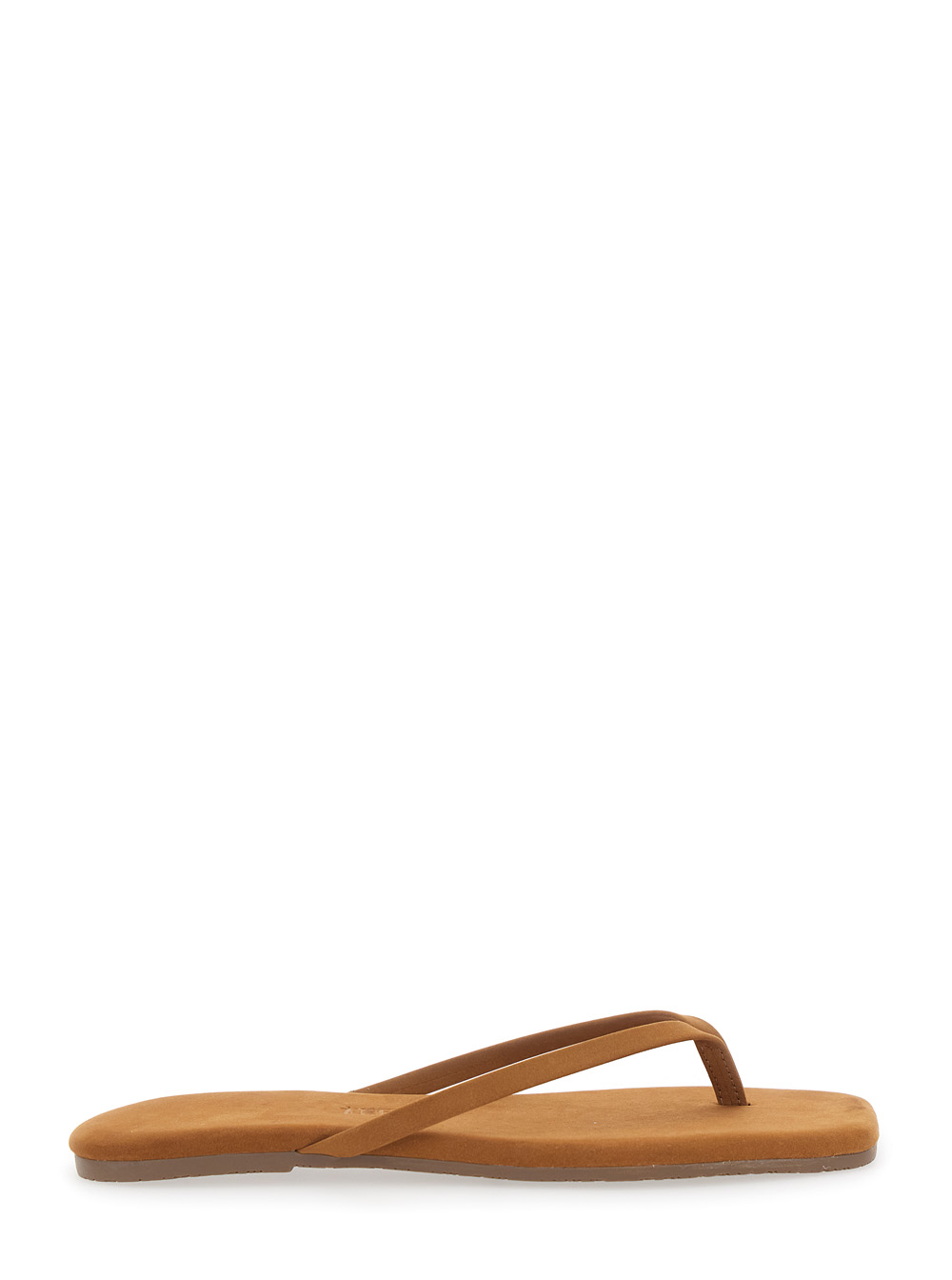 트잇 Lily thong design square toe Ballet 플립플롭 여성 브라운 26SS SQUARETOELILYSUEDE75