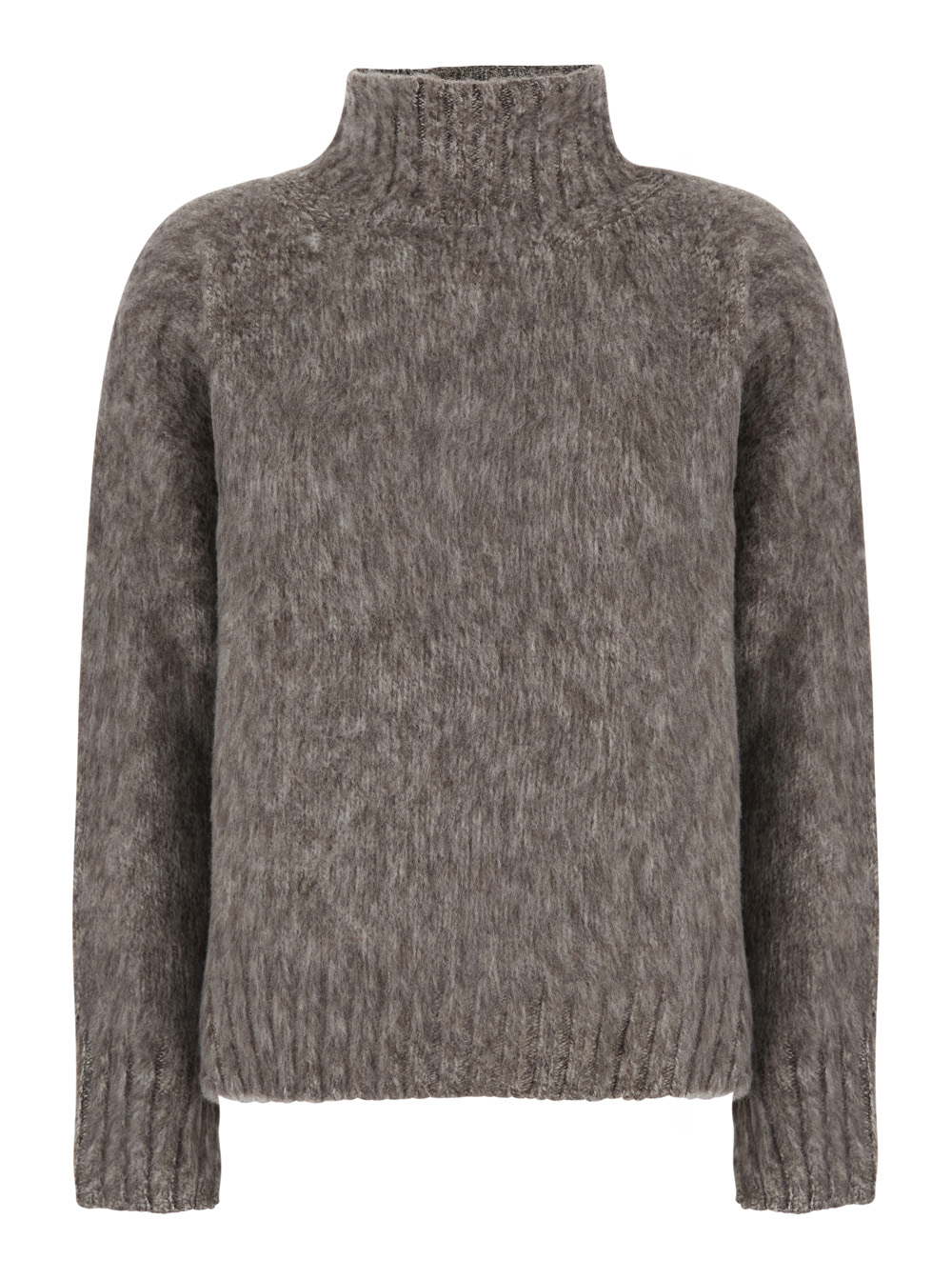 안토넬리 ANATOLIA high-neck brushed Blend 니트 여성 브라운 26FW 41857R0173420323