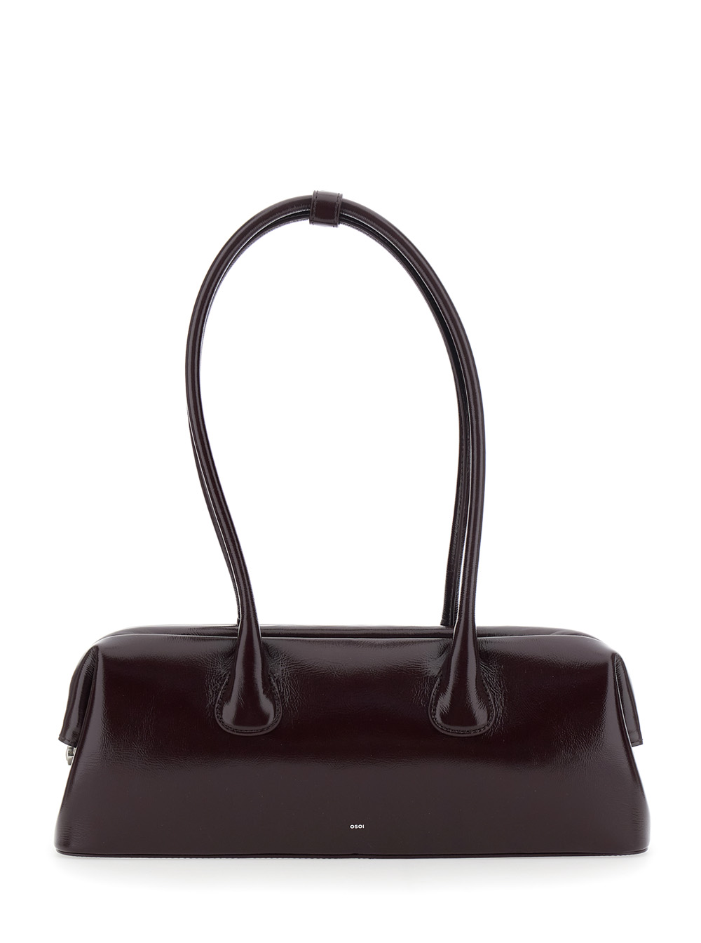 오소이 Boat Wide Bordeaux Two Top Handles 숄더백 여성 레드 26FW 26FB010132326DARKPLUM