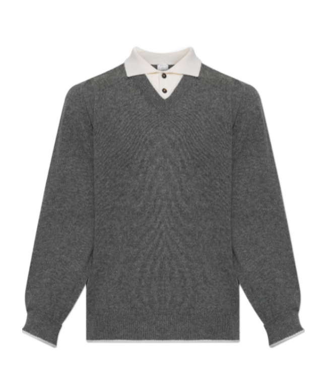 에레벤티 knitted 니트 남성 그레이 26FW N76MAGN70MAG0N1031401