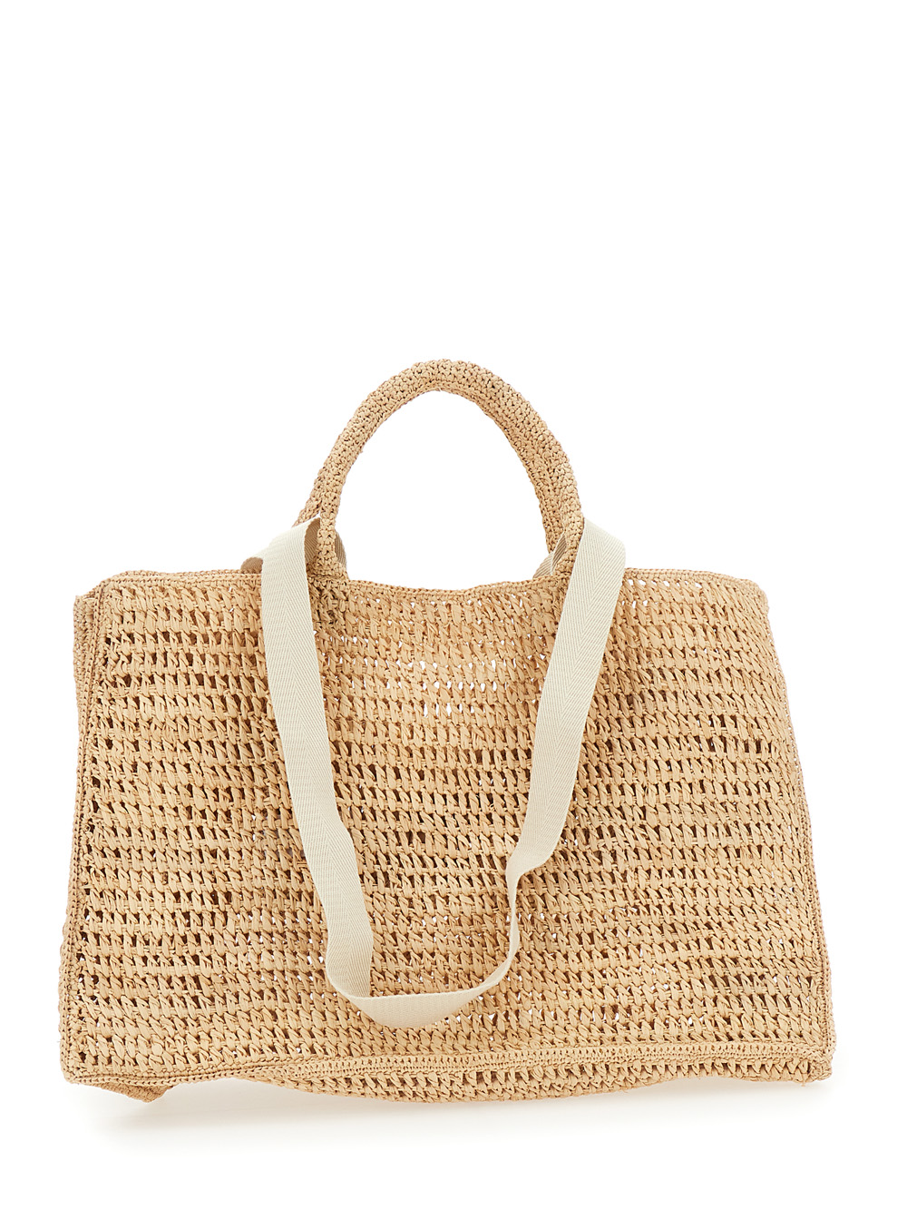 헤렌 카민스이 Anika Crochet Motif 토트백 여성 브라운 26SS BAG52259NATURAL