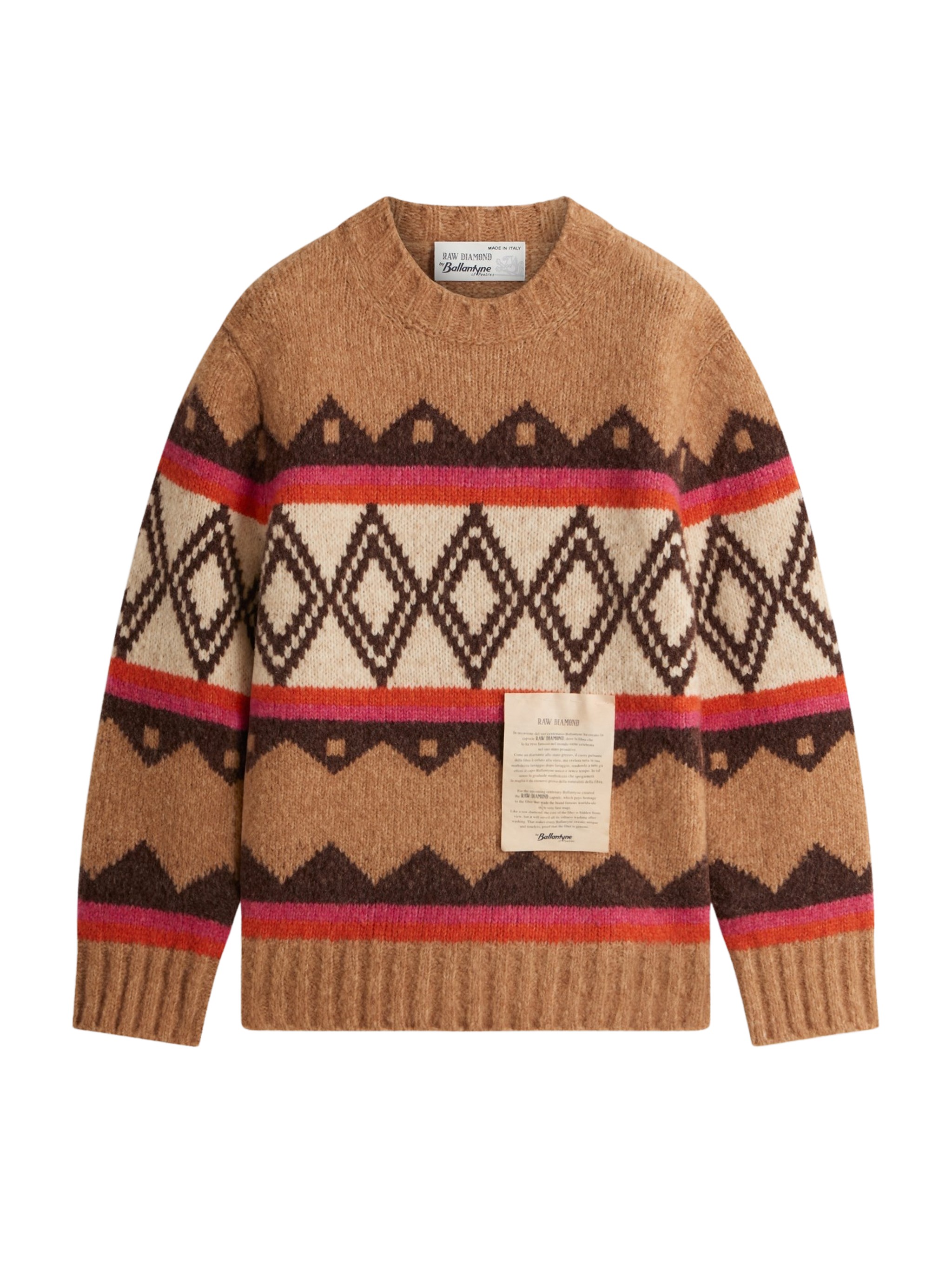 발란티네 knitted 풀오버 니트 남성 베이지 26FW B4P3373W08294118