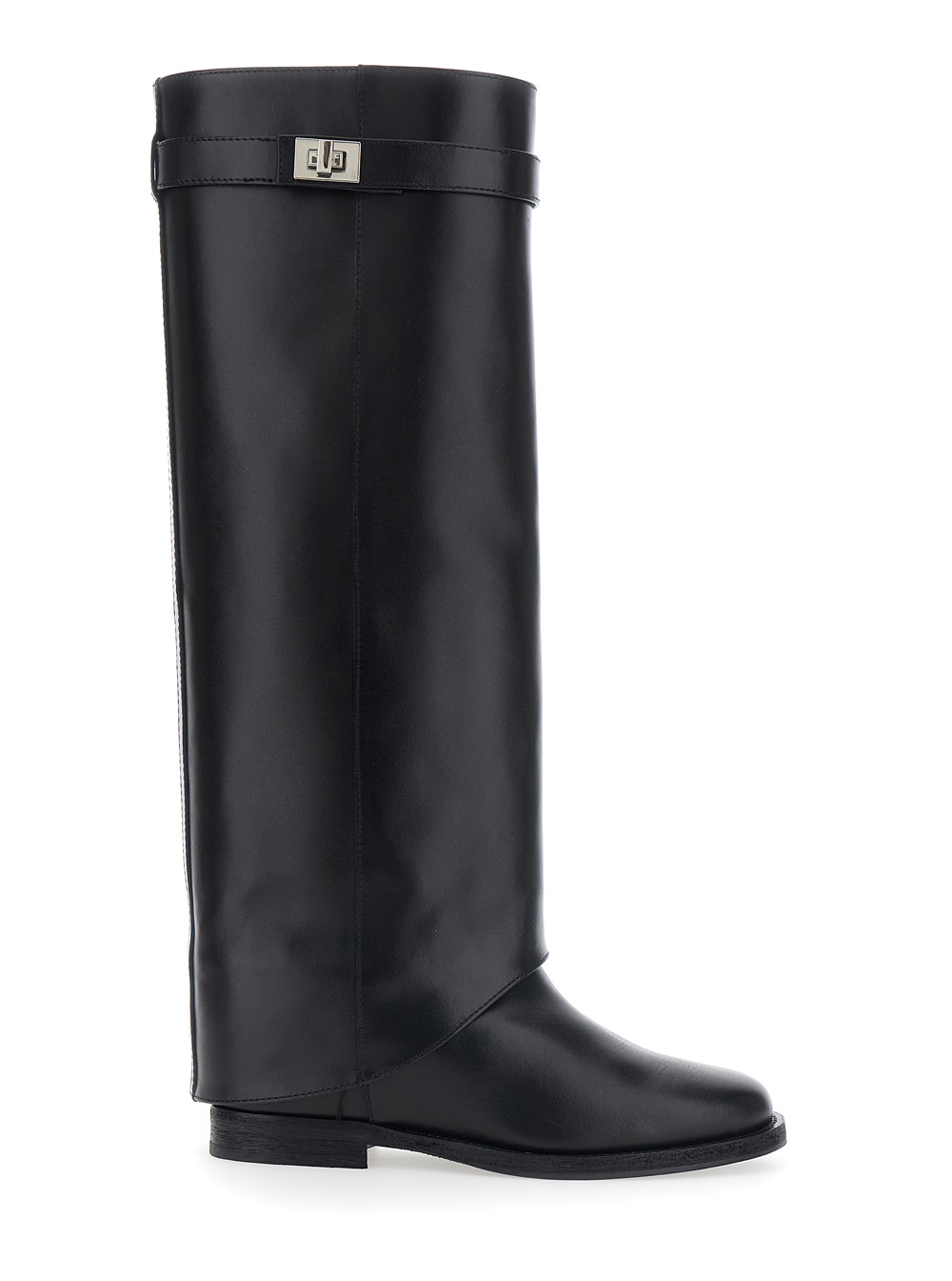 비아 로마 15 cuff lock detail 앵클 부츠 여성 블랙 26FW 4668NERO