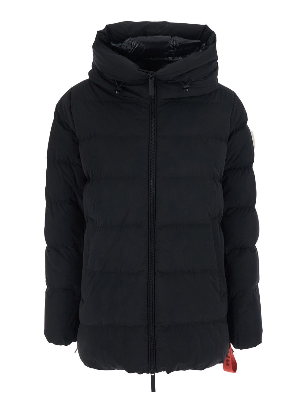 애프터 라벨 LEVI zip logo patch on sleeve Tech Fabric 패딩 여성 블랙 26FW LEVIN7864999