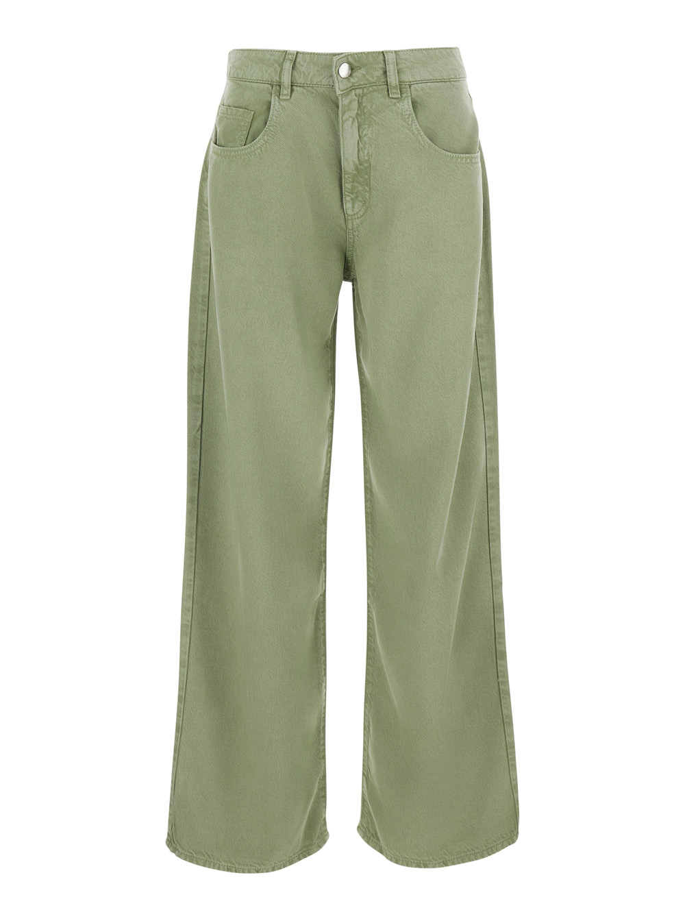 이콘 데님 five pockets bleach finish 진 팬츠 여성 그린 26SS BEAPT2036CAC