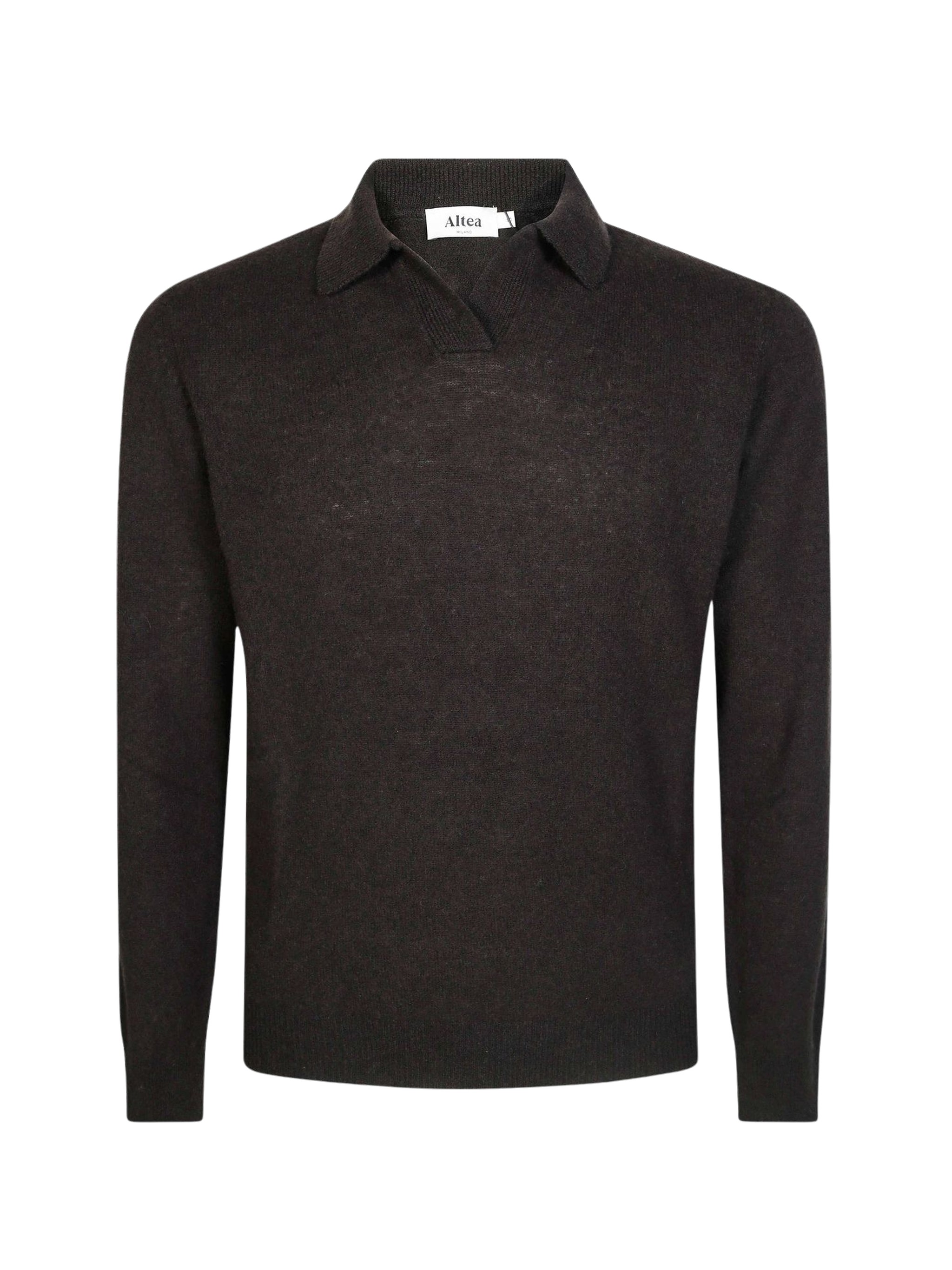 알티 POLO MANICA LUNGA MERINO 폴로셔츠 남성 브라운 26FW 26610536039