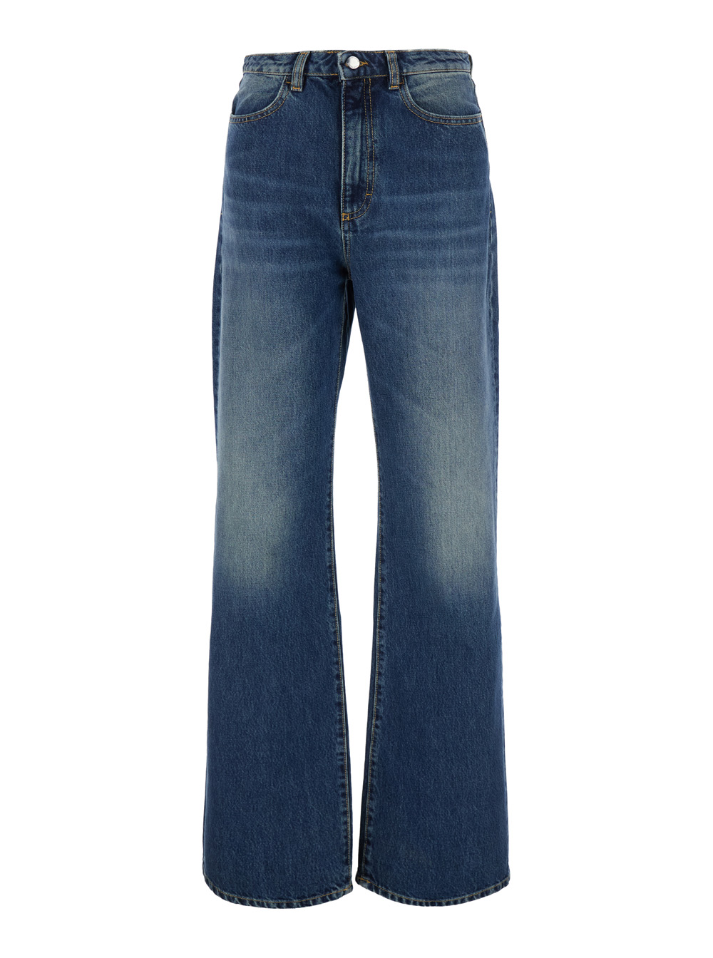 이콘 데님 SLIM high waist fabric 플레어 진 팬츠 남성 블루 26FW BLUEID8909AFTD